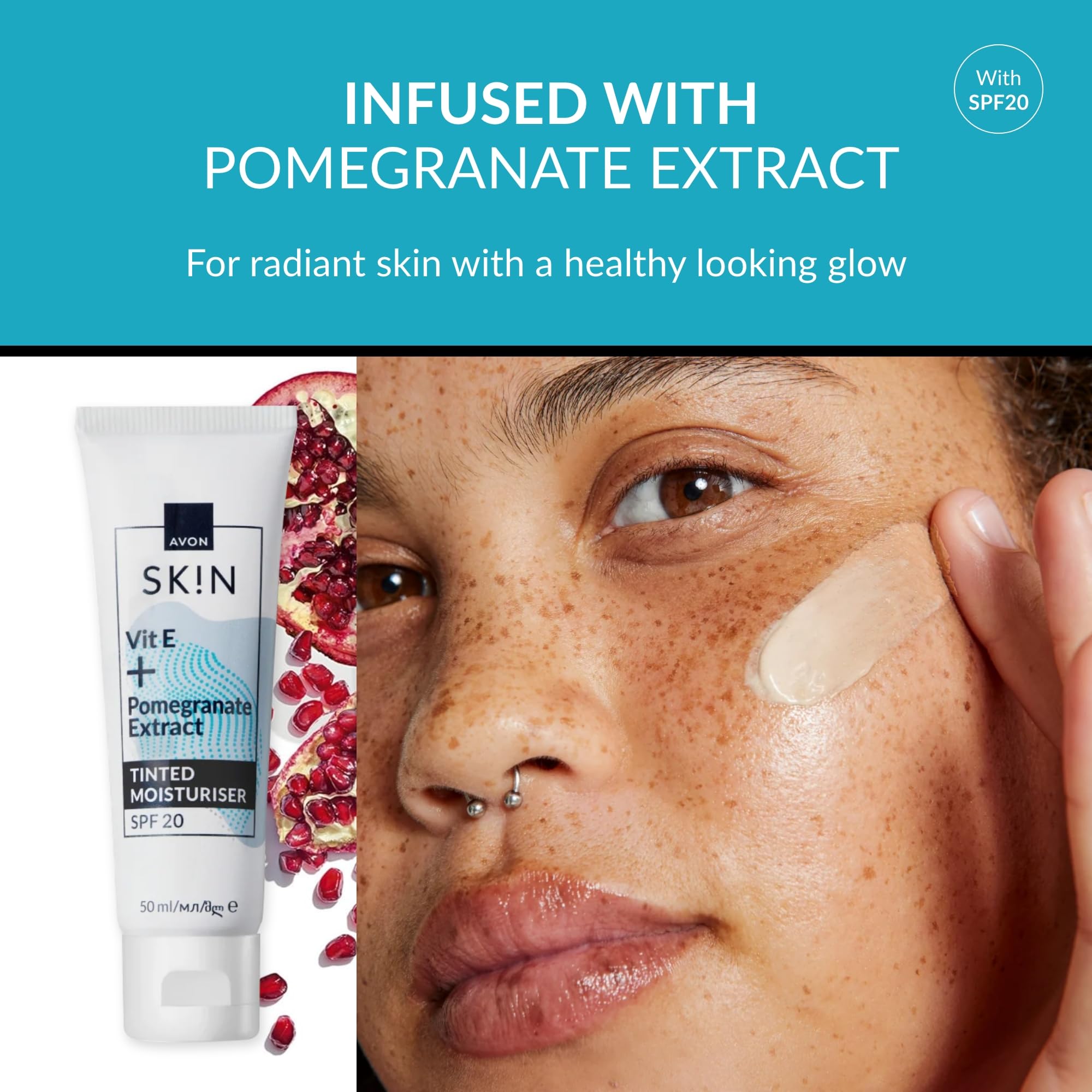 Avon Nutra Effects Radiance Tinted Moisturising Day Cream Duo SPF20, 50ml 3