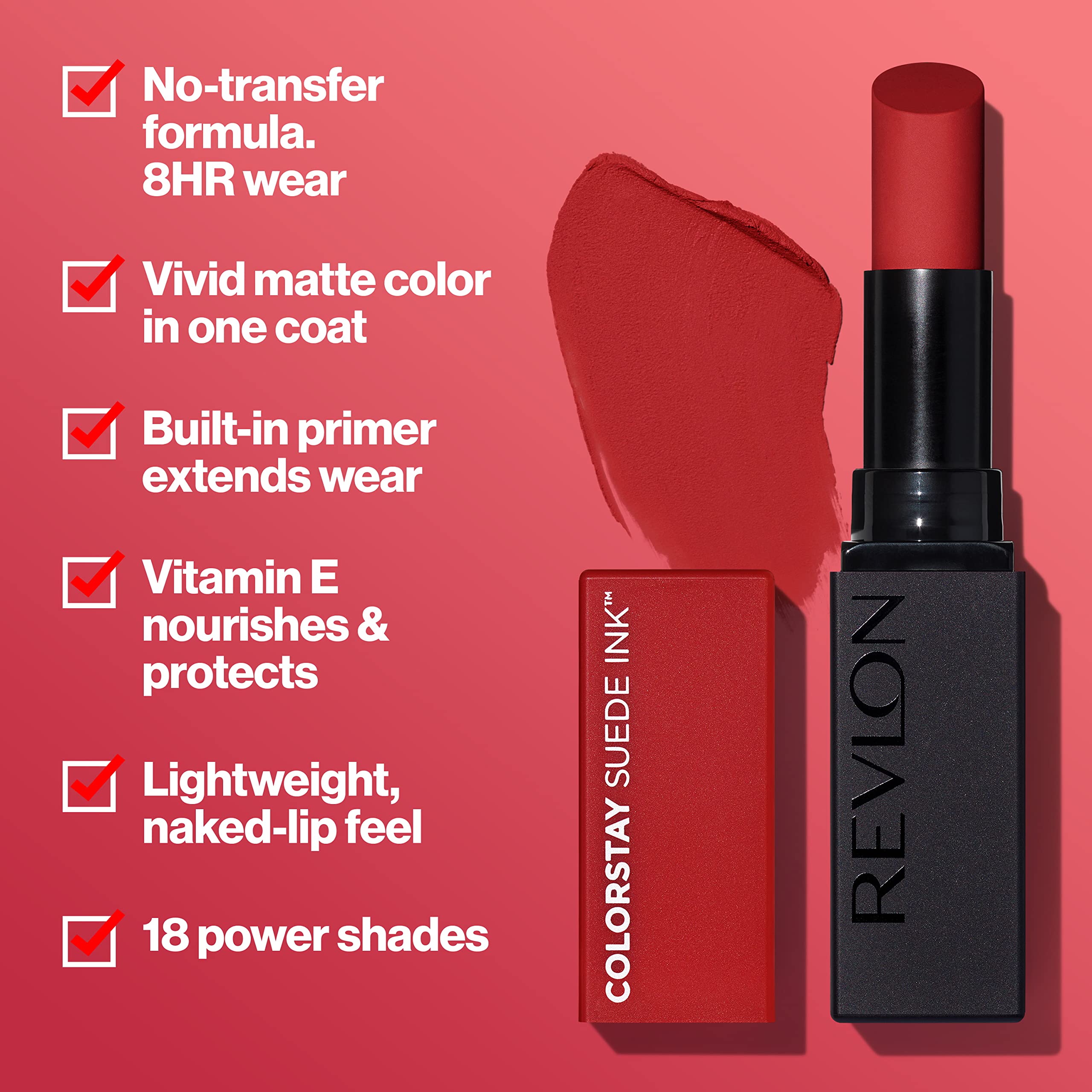 Revlon ColorStay Suede Ink Lipstick - Pure Talent - 8HR No-Transfer Matte