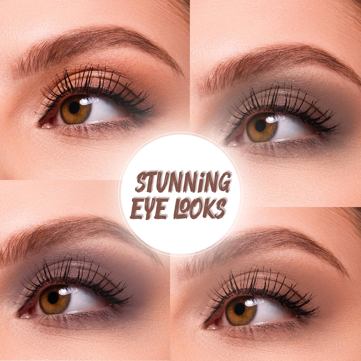 Profusion Cosmetics Smoky 10 Shade Eyeshadow Palette - High Pigmented Multi-Finish