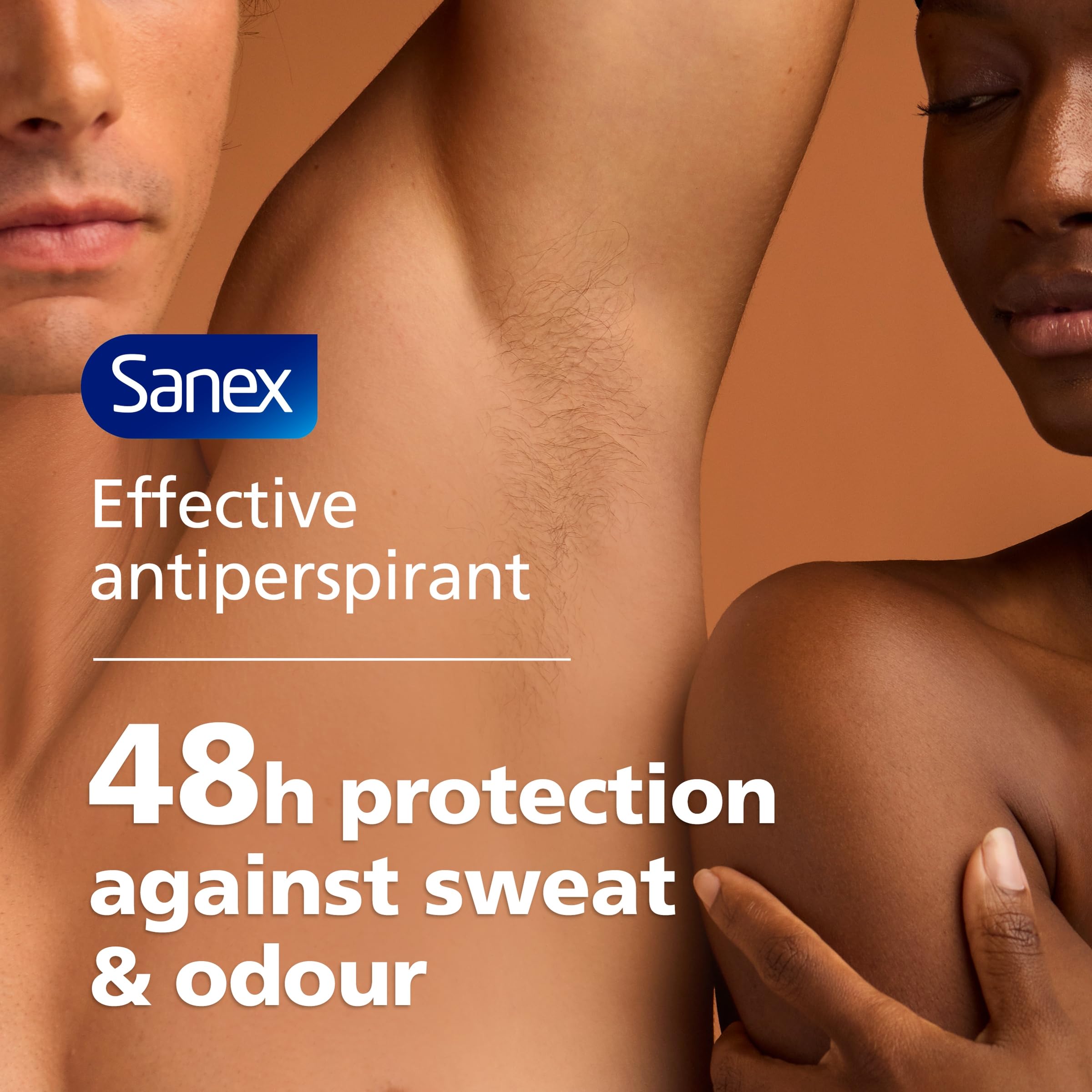 Sanex Derma Care Sensitive 48-Hour Antiperspirant Roll-On Deodorant 6x50ml Multipack