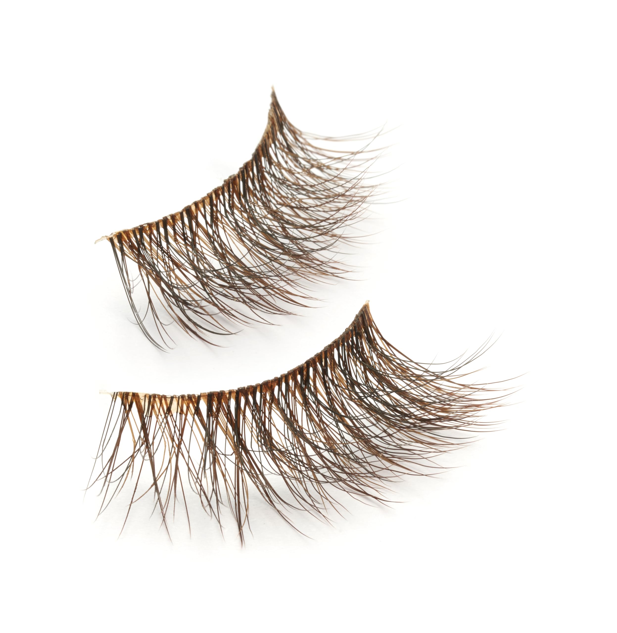 Eylure 3/4 Length No. 028 False Lashes Brown/Black - Natural Wispy Look 6