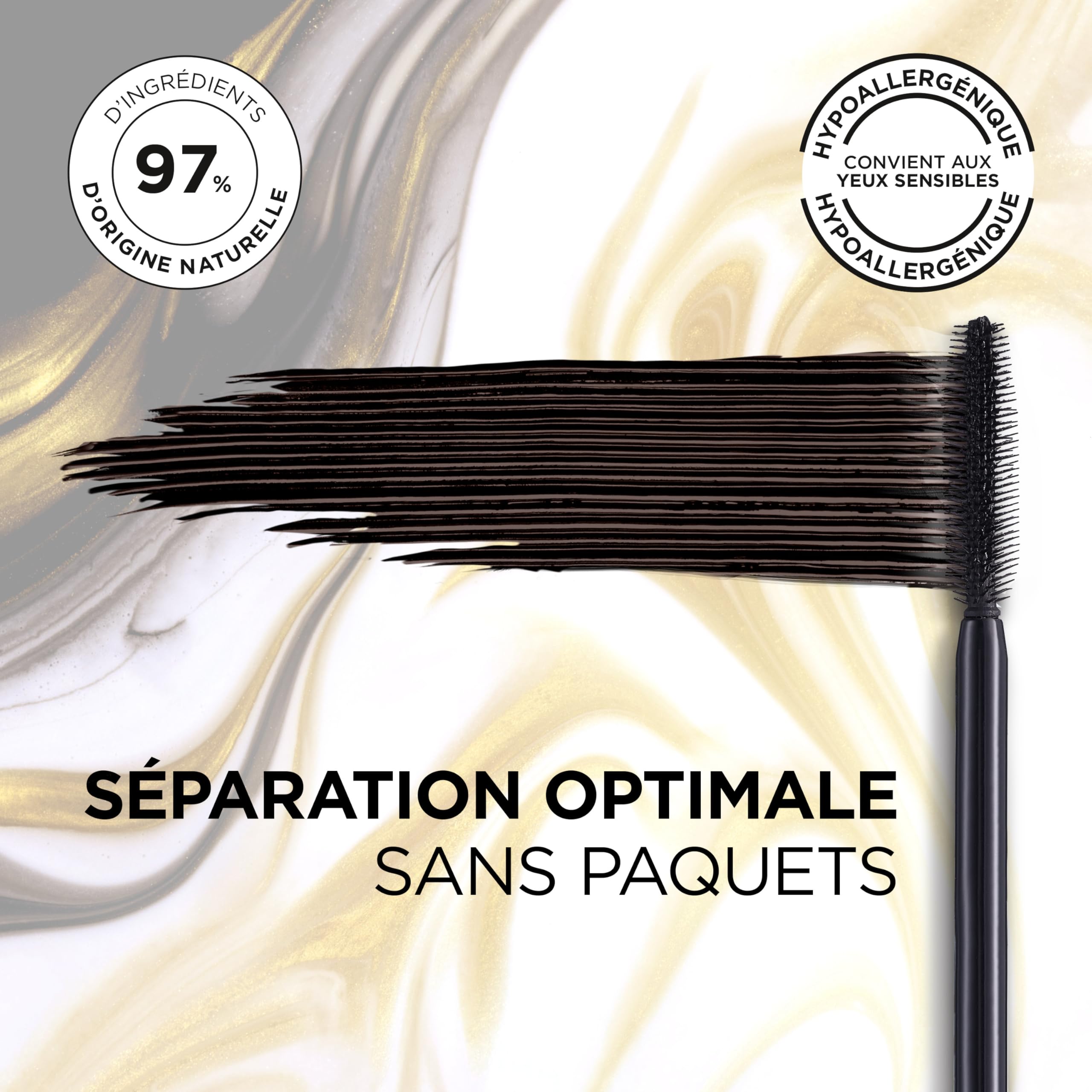 L'Oréal Paris Volume Million Lashes Balm Brown Volumising Mascara for Sensitive Eyes 4