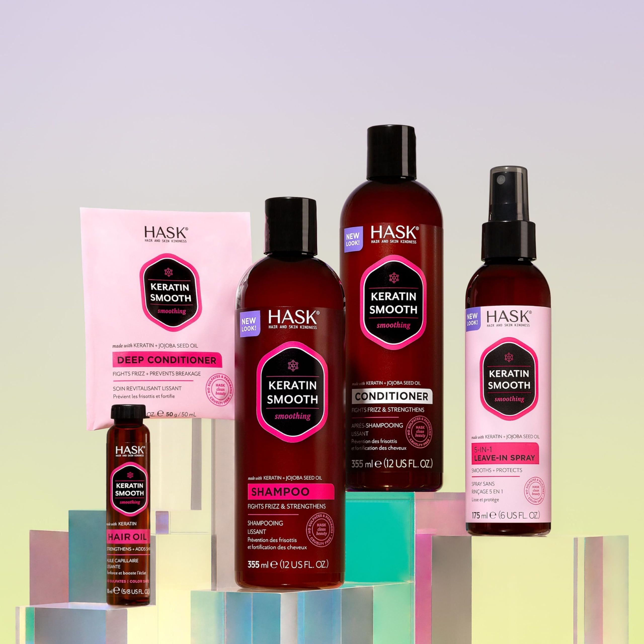 HASK Keratin Smoothing Conditioner for All Hair Types, Color Safe, Gluten-Free 11