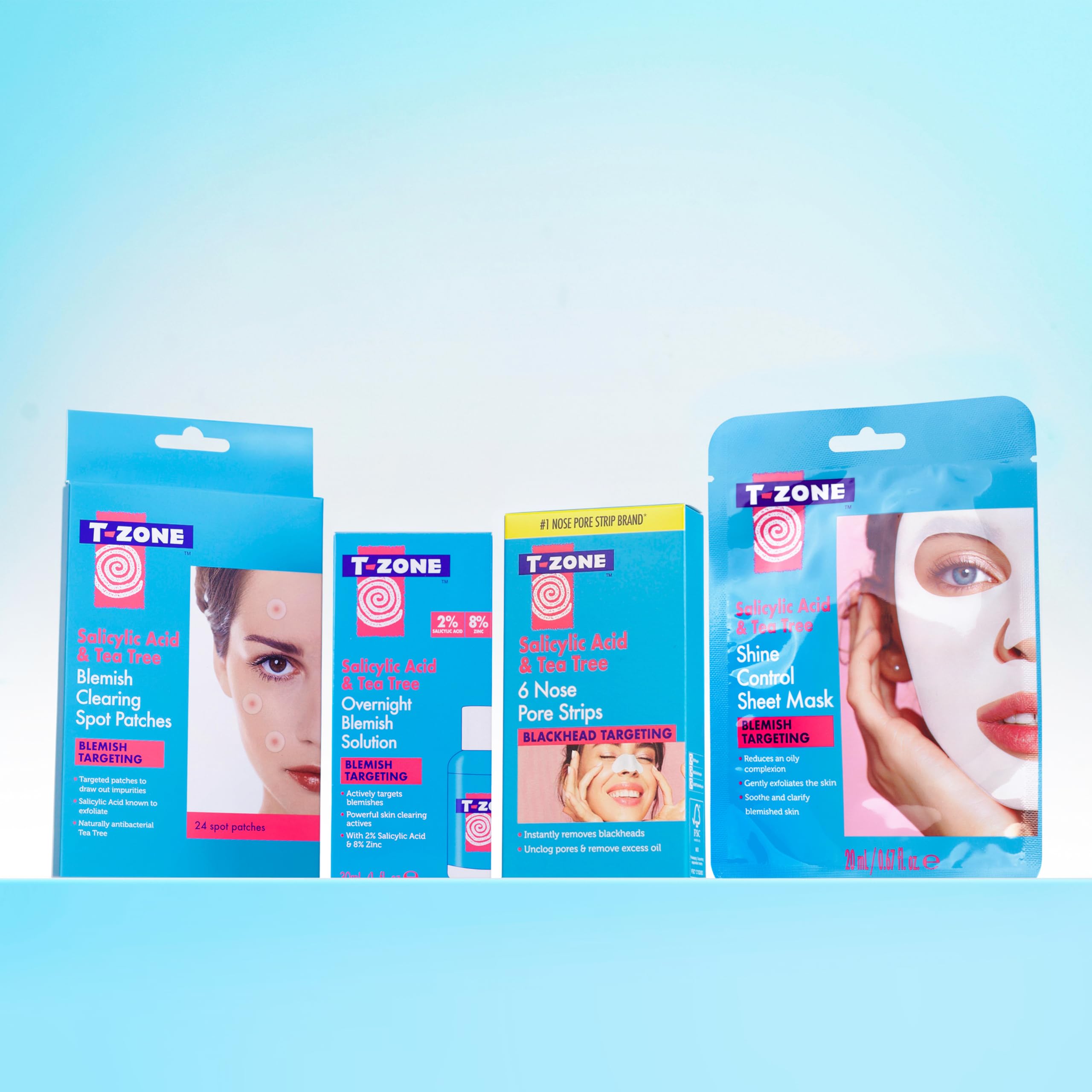 T-Zone Salicylic Acid & Tea Tree Spot Patches (24 Pack) for Blemish & Redness Reduction 6