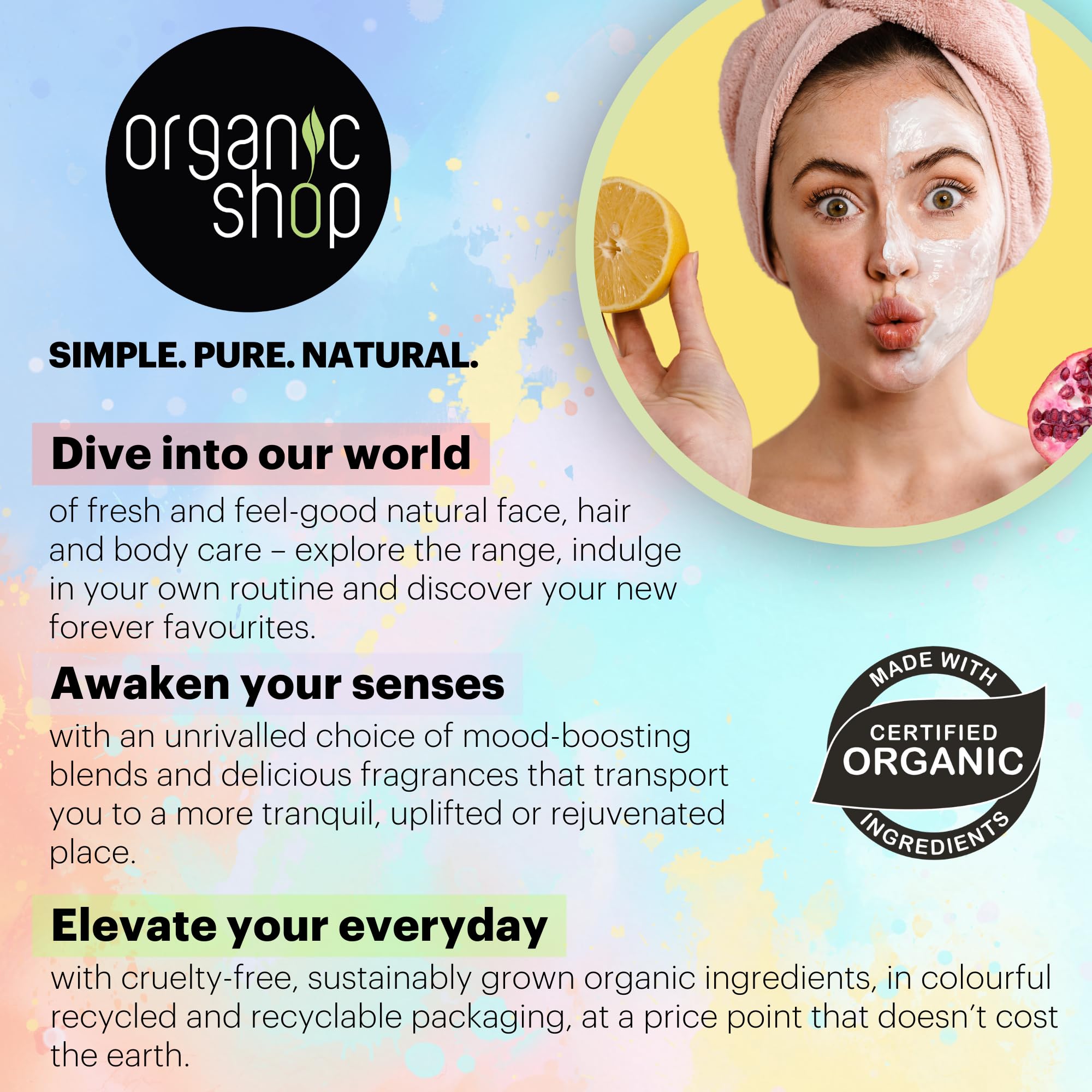 Organic Shop Body Souffle Whipped Meringue Nourishing Strawberry & Coconut, 250 ml 5