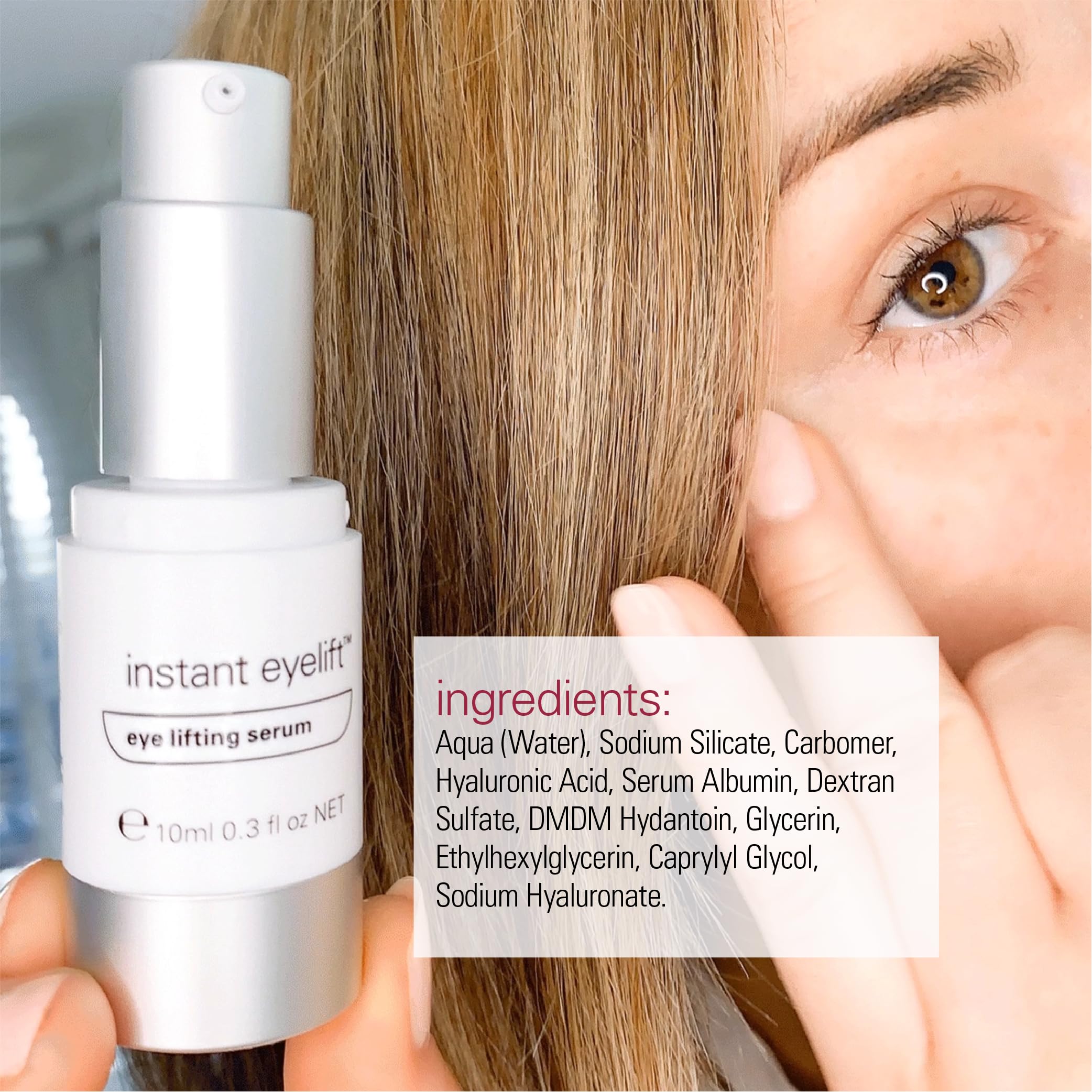 Skin Doctors Instant Eyelift Serum with Hyaluronic Acid for Wrinkles, Eye Bags & Puffiness - 10ml 8