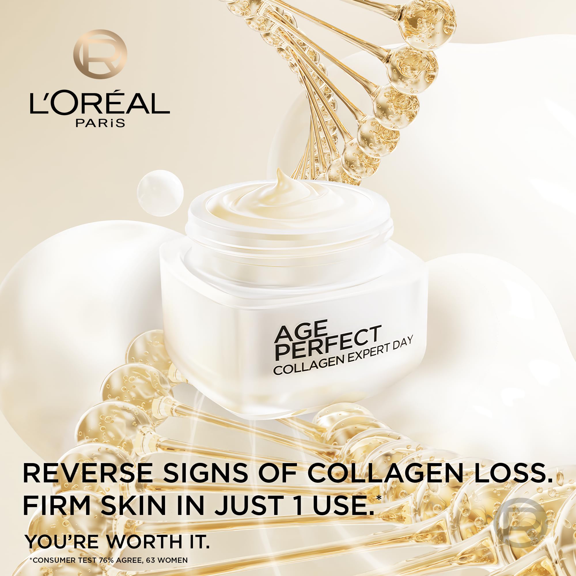 L'Oréal Paris Age Perfect Collagen Expert Straffende Tagescreme LSF 30 für Haut ab 50, 50 ml 9