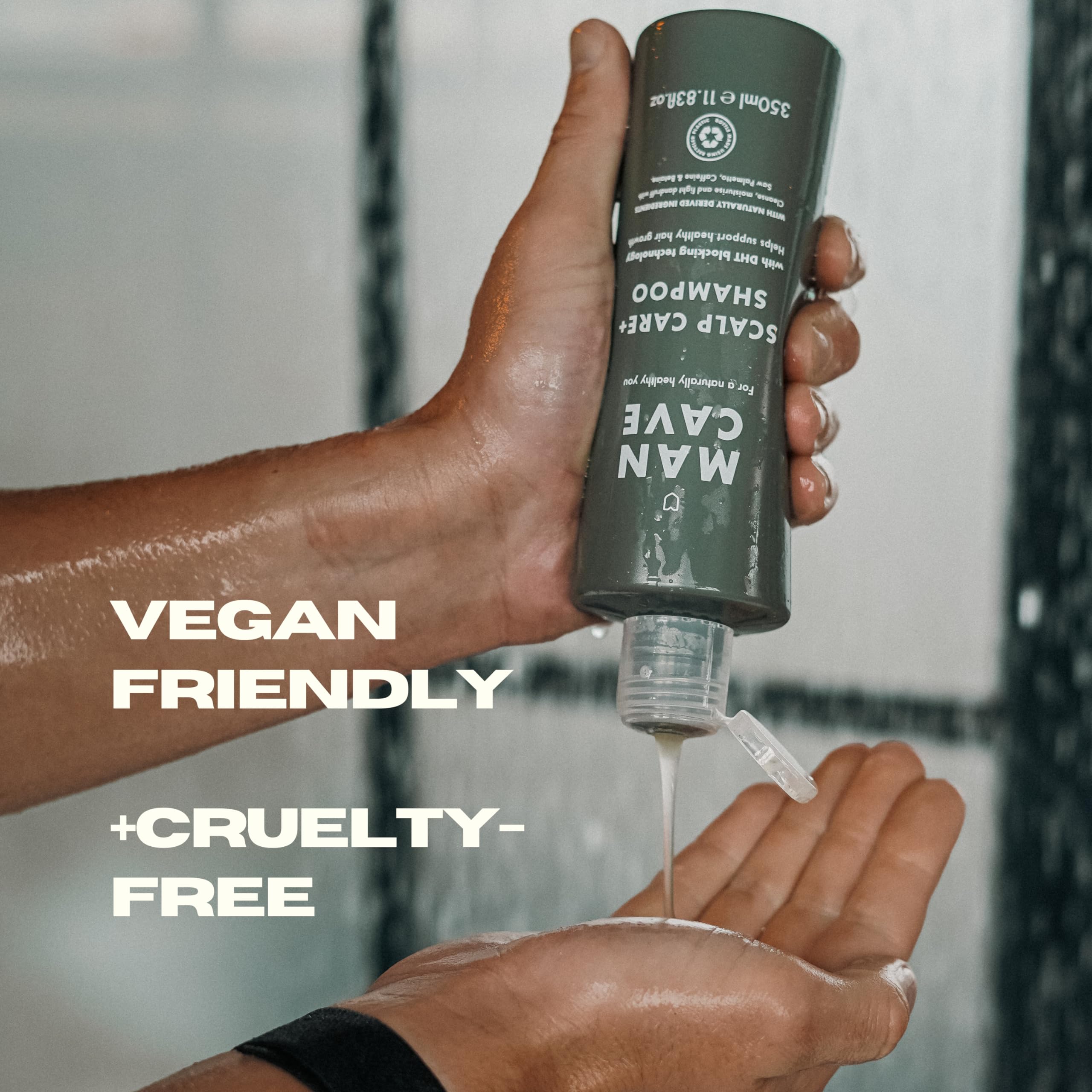 ManCave Caffeine+ Scalp & Hair Kit with 3 Essentials for Density and Health 6