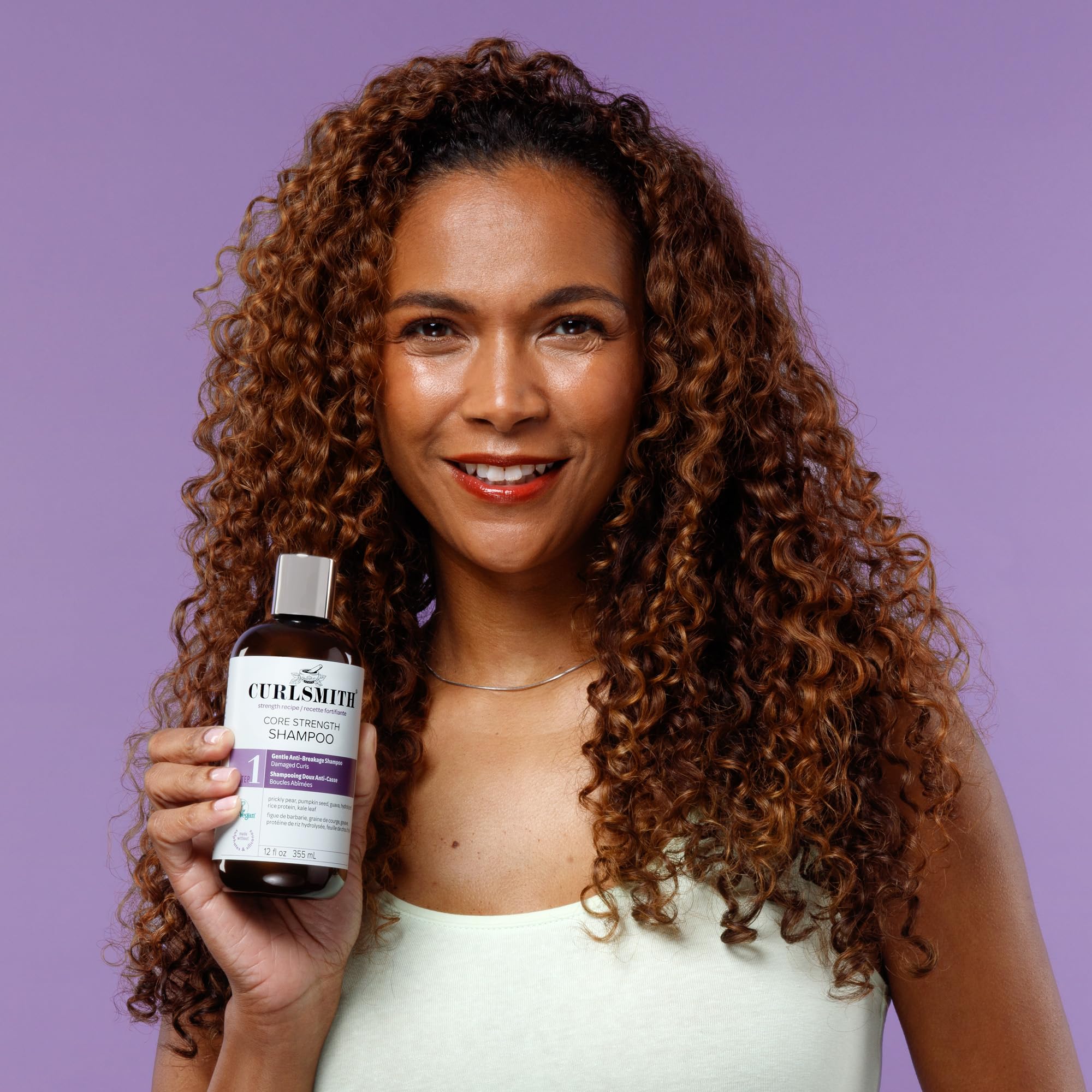 Curlsmith Core Strength Shampoo - Gentle Protein-Rich Wash for Frequent Use 6