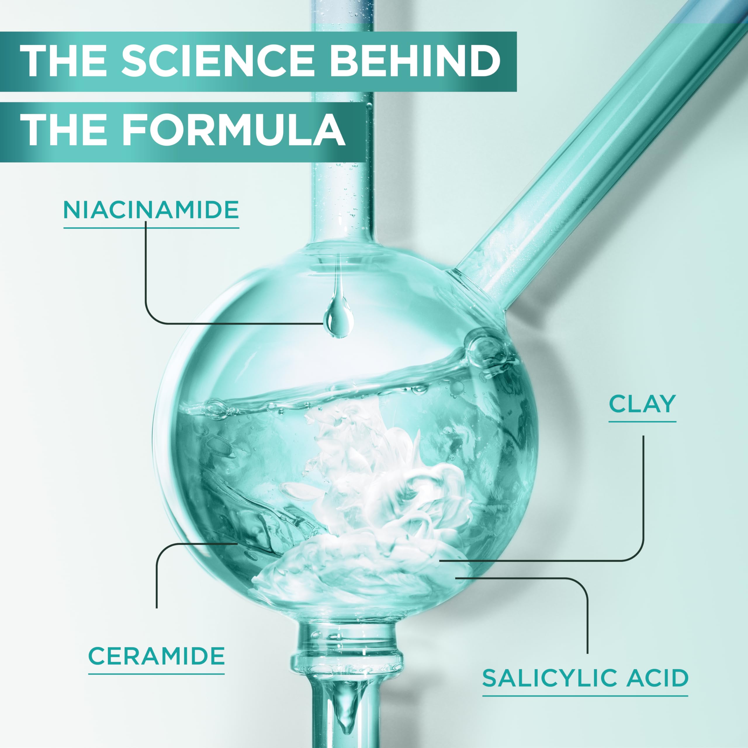 Garnier Pure Active Salicylic Purifying Gentle Face Cleanser with Niacinamide and Clay 6