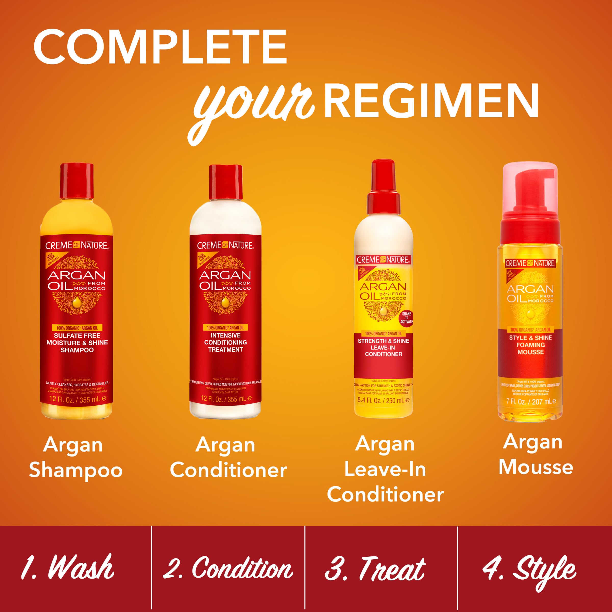 Creme of Nature Argan Oil Intensive Conditioning Treatment 354 ml for All Hair Types 8