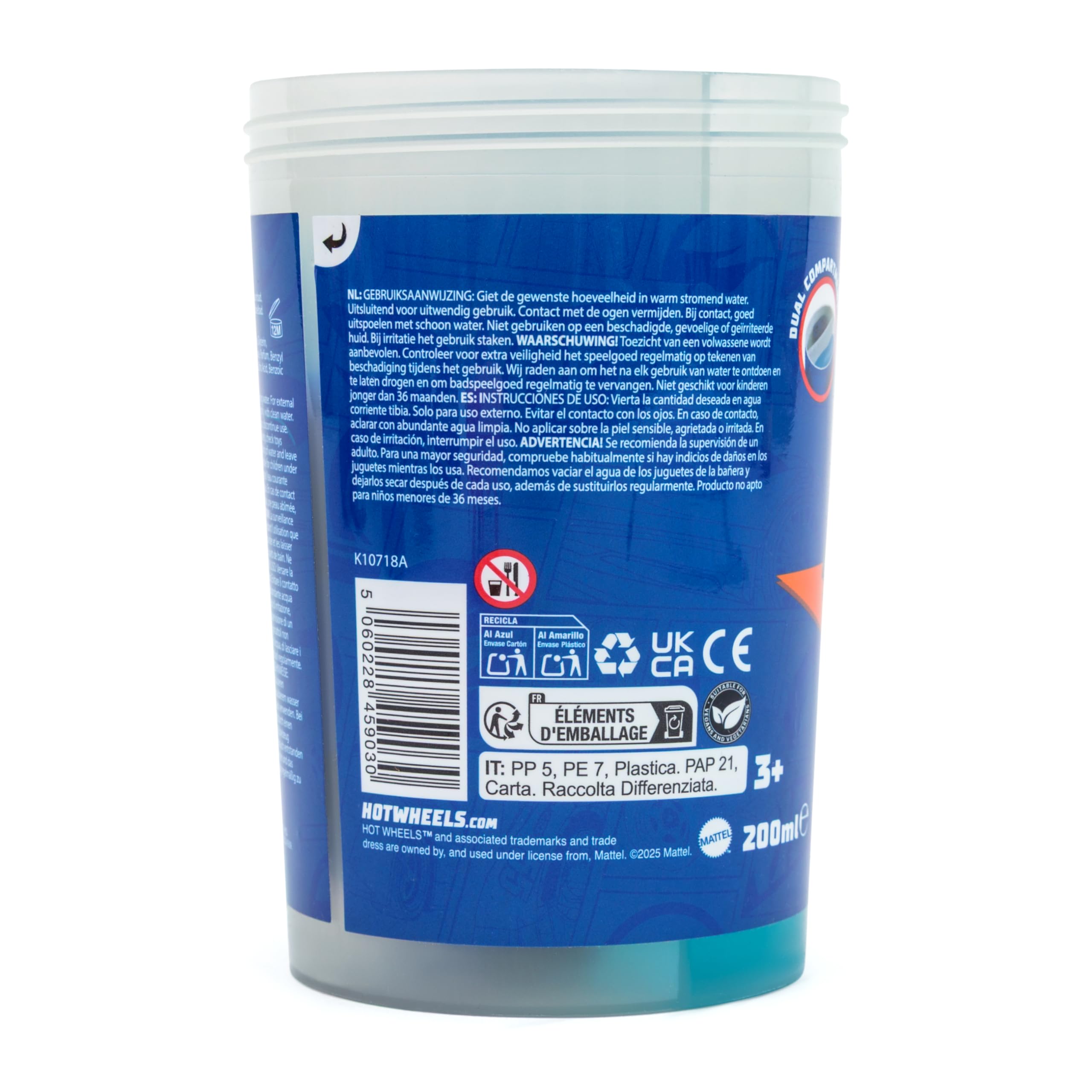 Hot Wheels Bath Goo Slime with Surprise Toy Car (200ml) - Apple Fragrance 4