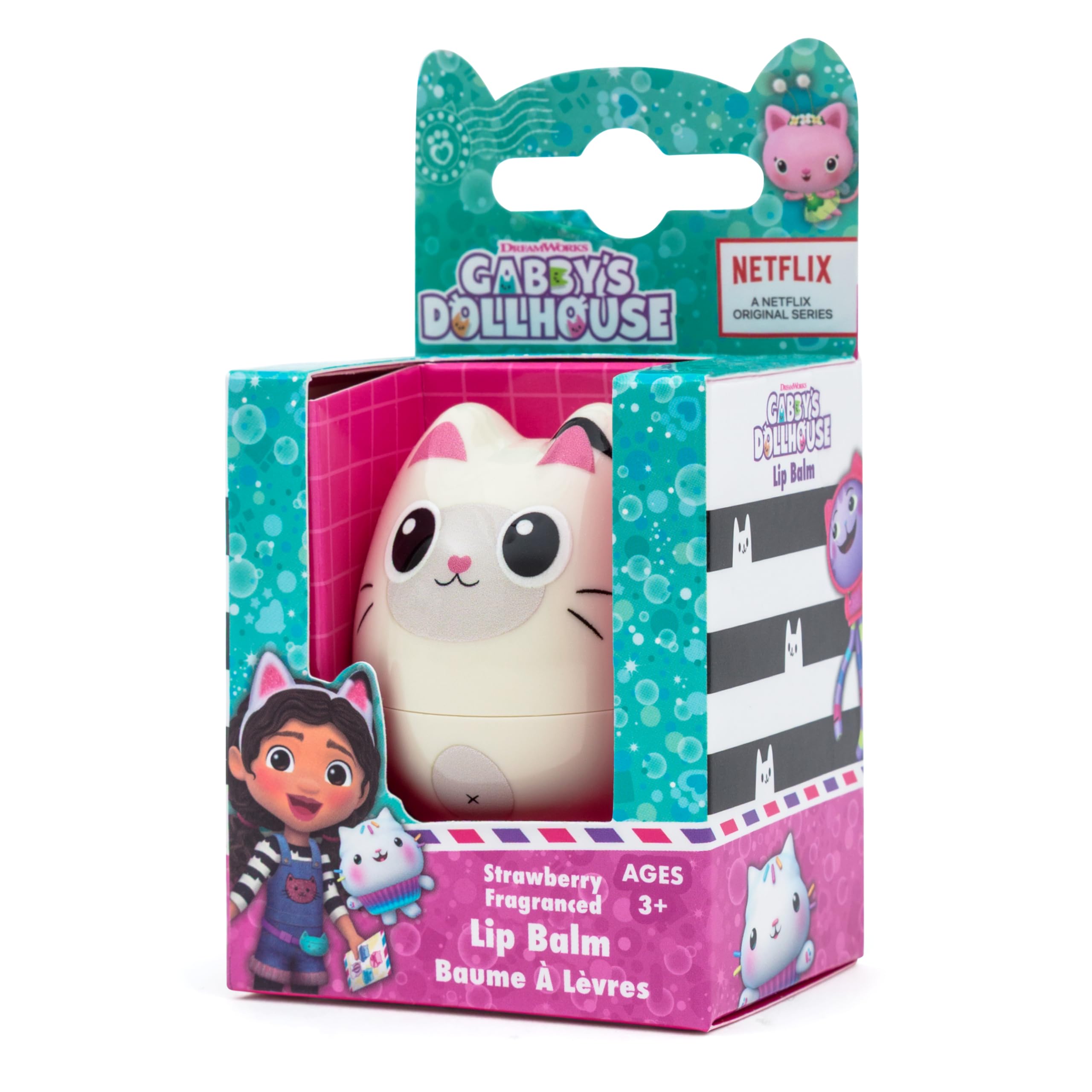 DREAMWORKS GABBY'S DOLLHOUSE 3D Children's Hydrating Lip Balm - Strawberry Scented - 8g 5