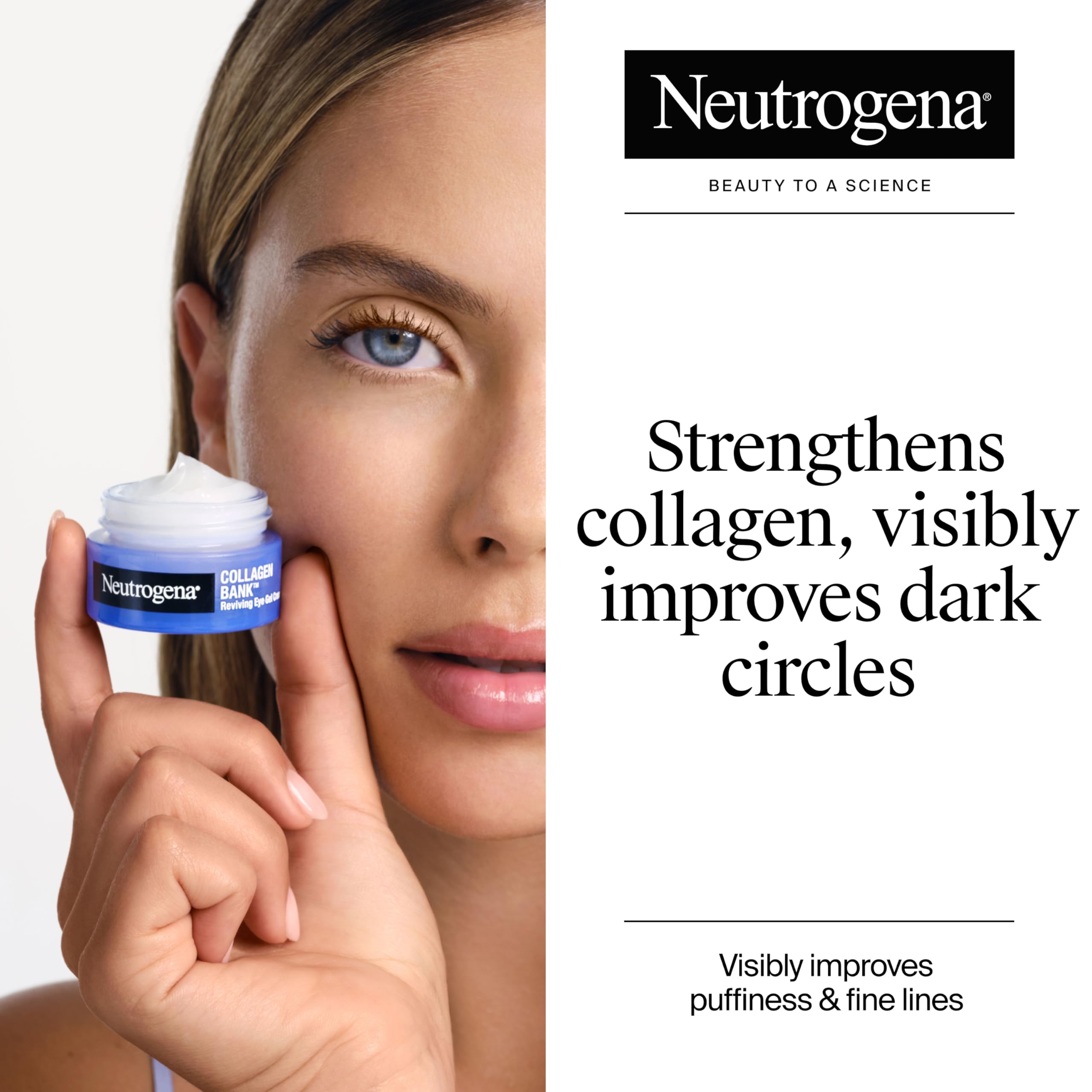 Neutrogena Collagen Bank Eye Gel Cream Reviving Formula with Micro-peptide Technology