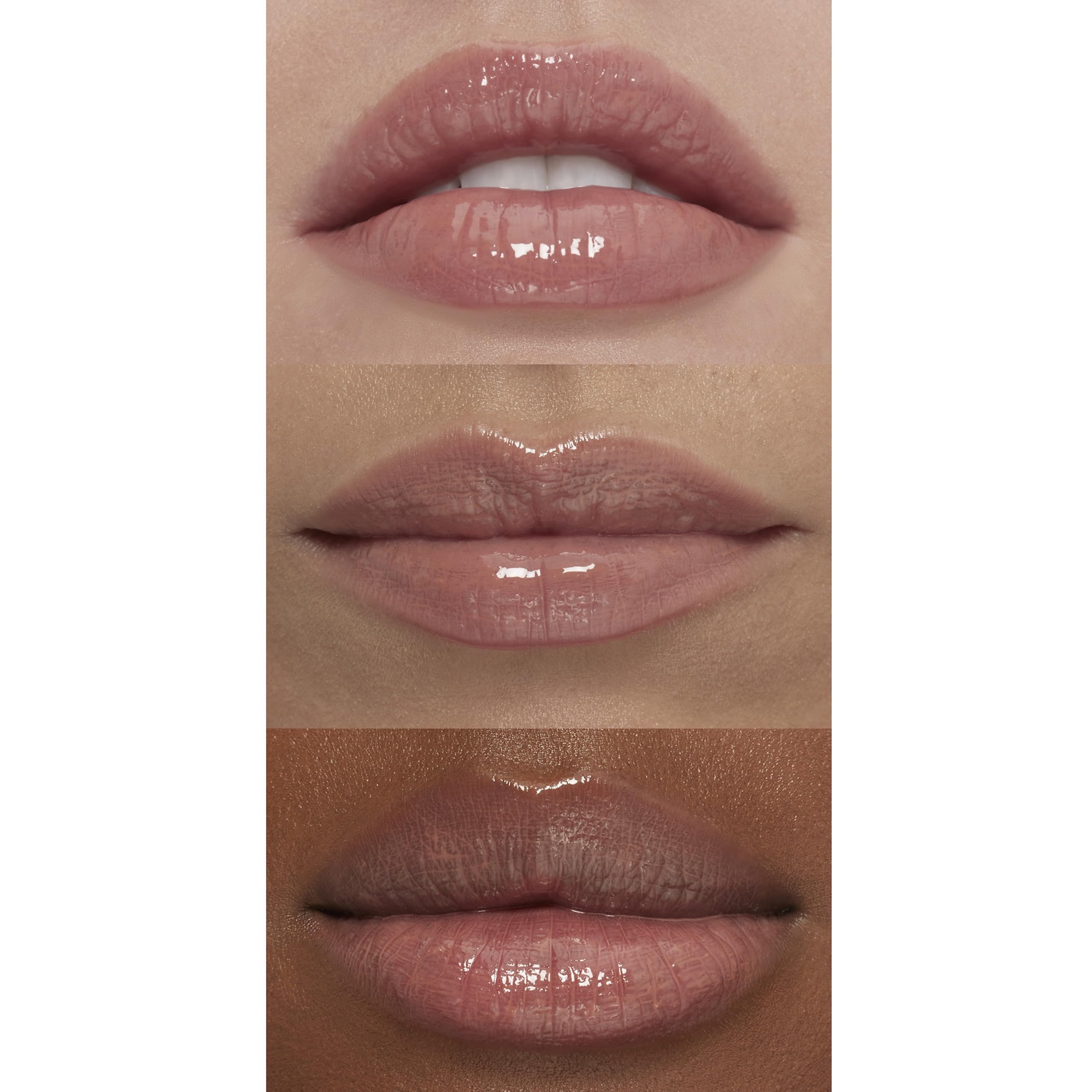 e.l.f. Lip Plumping Gloss in Petal Pressed - High-Shine, Sheer Colour & Hydration 4