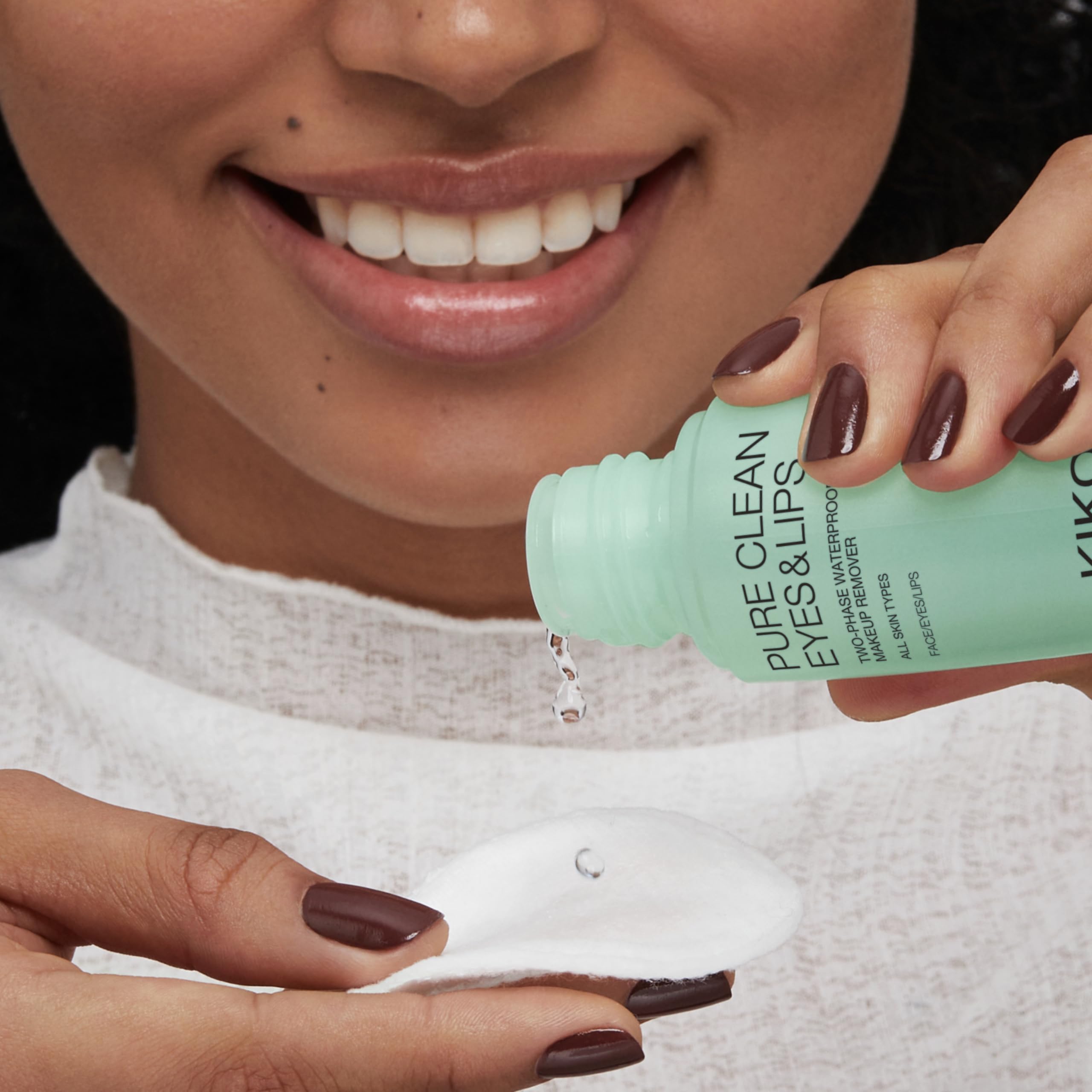 KIKO Milano Pure Clean Eyes & Lips Mini Two-Phase Make-Up Remover with Hyaluronic Acid 6