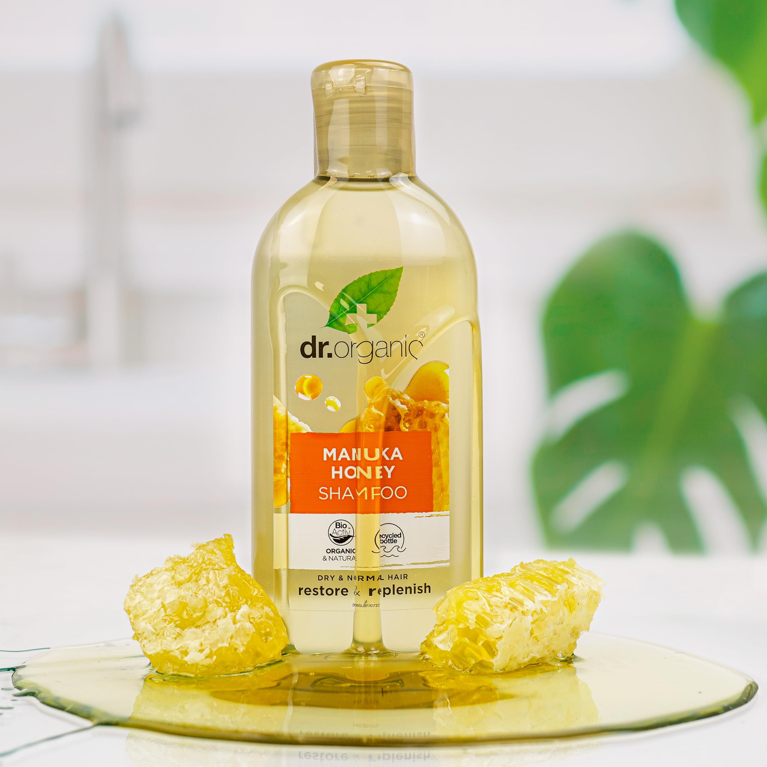 Dr. Organic Manuka Honey Shampoo & Conditioner Set with Travel Bag for Dry Hair 4