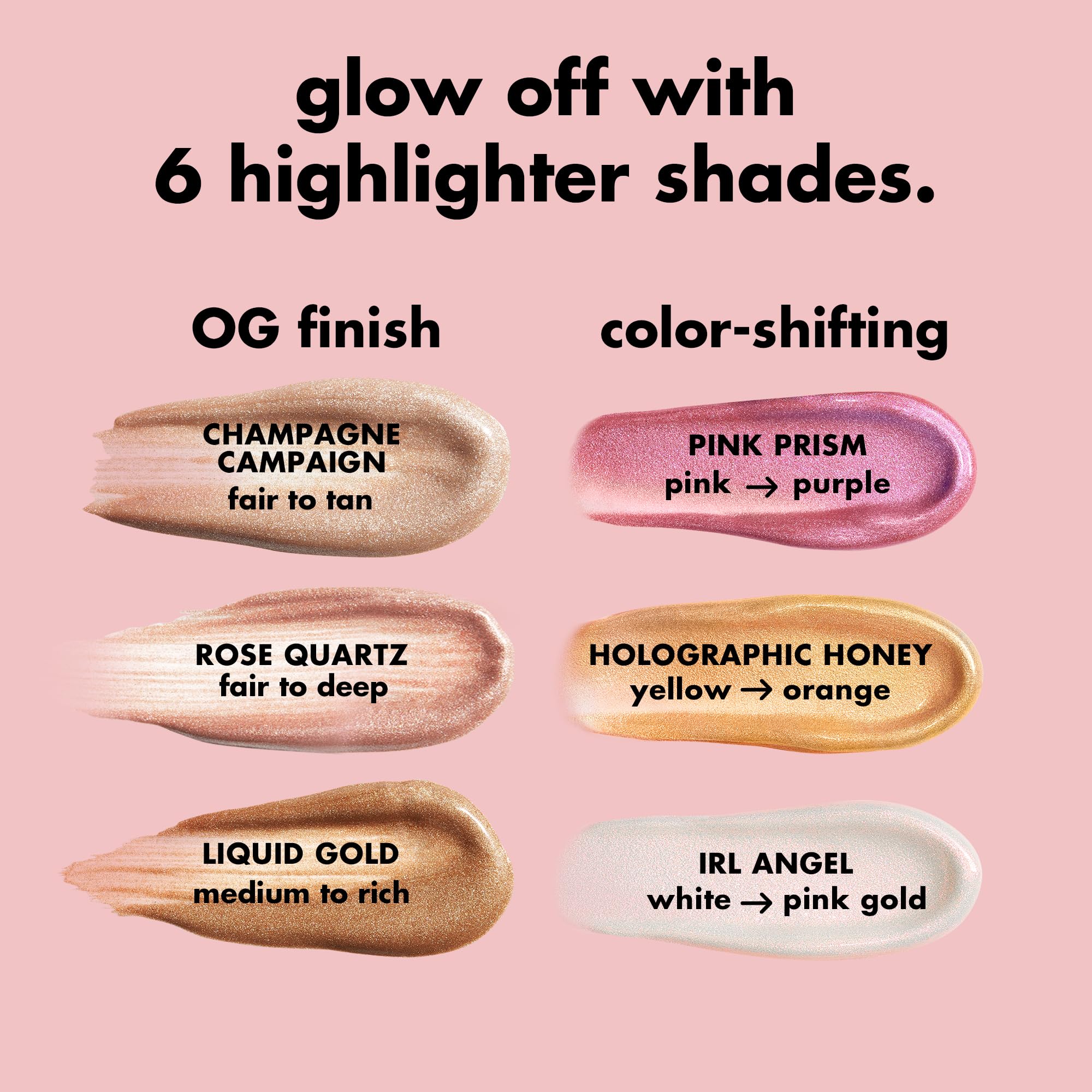 e.l.f. Halo Glow Highlight Beauty Wand in Pink Prism - Liquid Highlighter for Luminous Skin 6