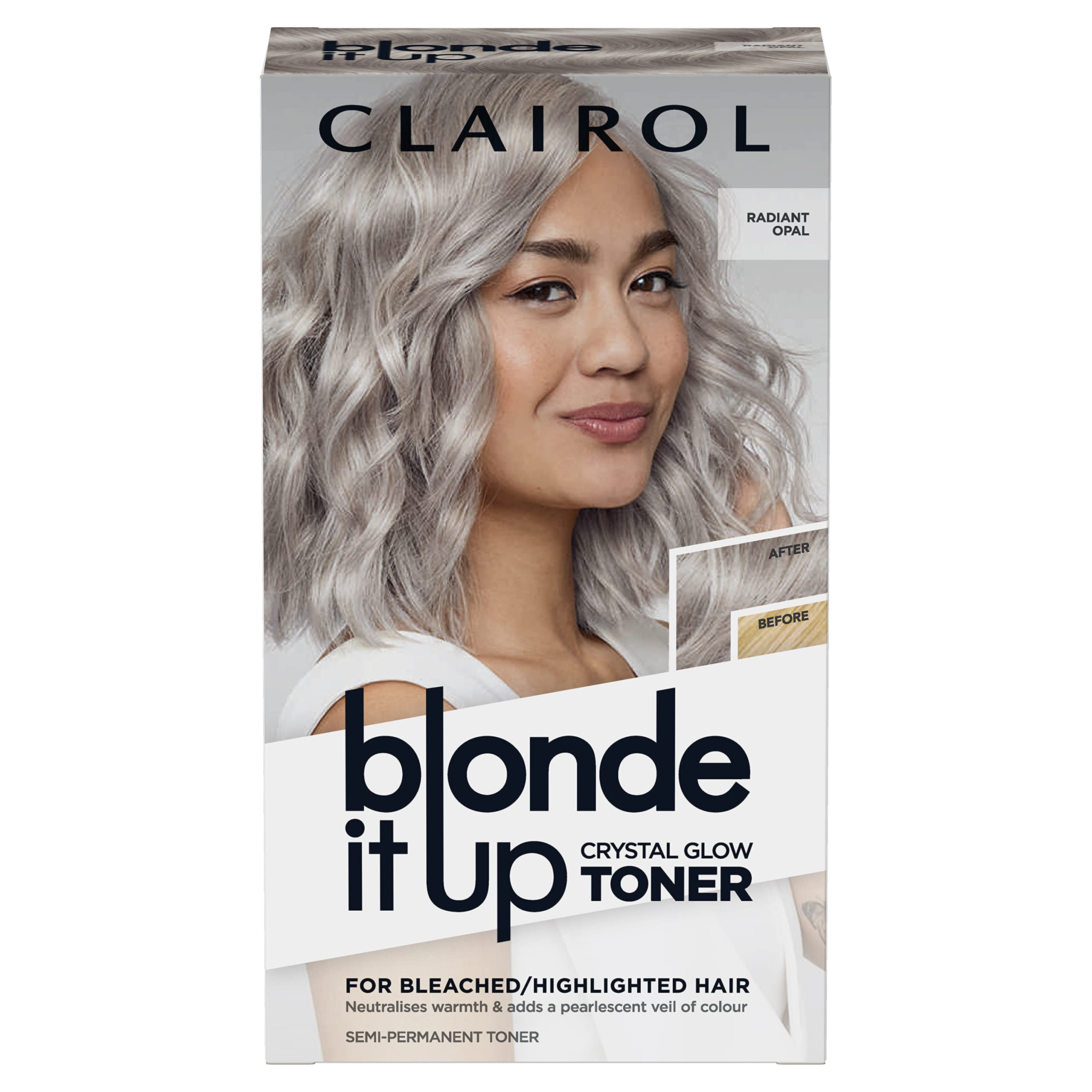 Clairol Blonde It Up Crystal Glow Toner Kit - Radiant Opal for Blonde Hair