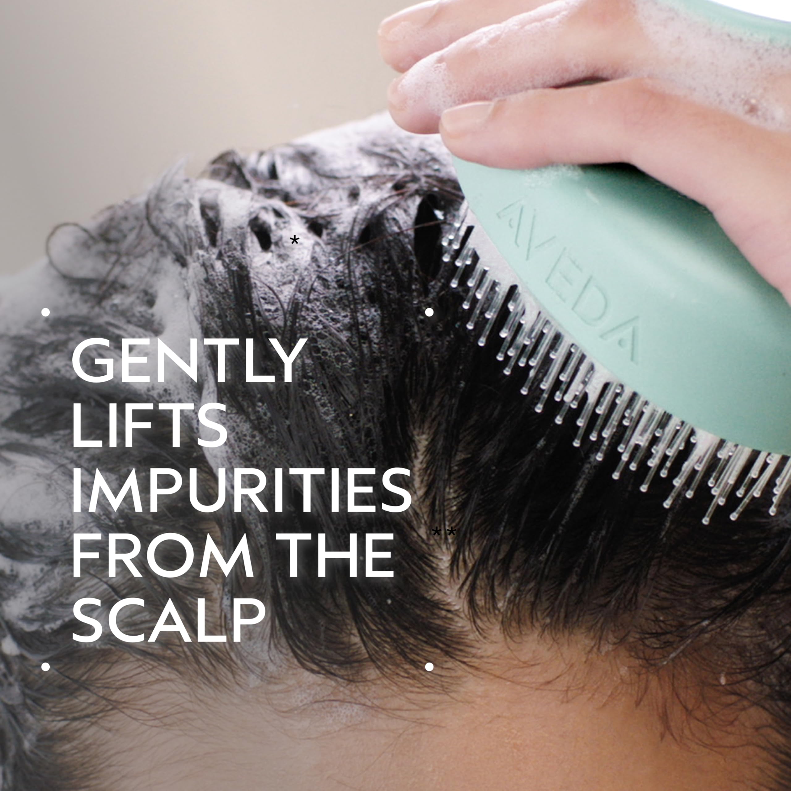 Aveda Scalp Solutions Stimulating Scalp Massager for Exfoliation and Stimulation