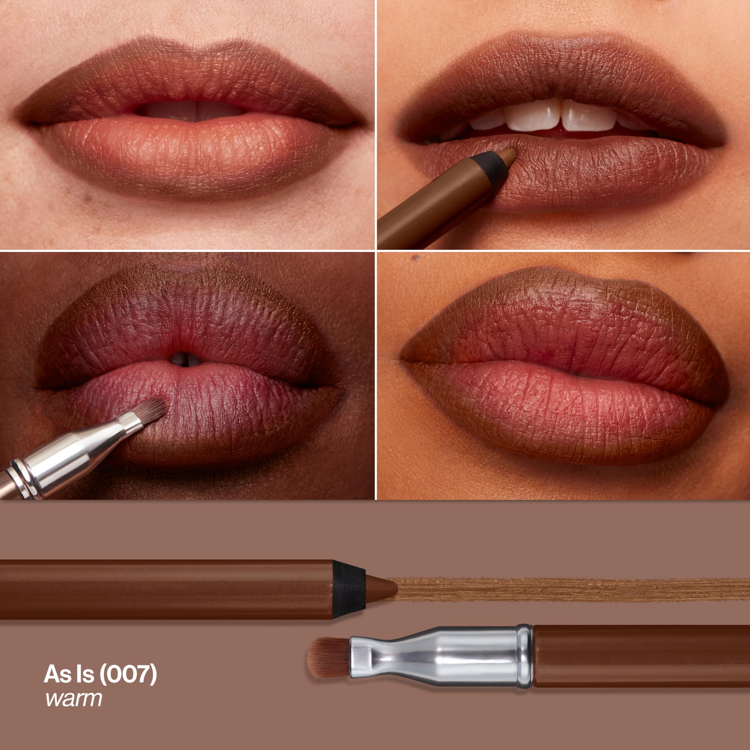 Revlon ColorStay Multi-Liner: Transfer-Proof Creamy Gel Pencil with Blending Brush for Lips, Eyes & Face
