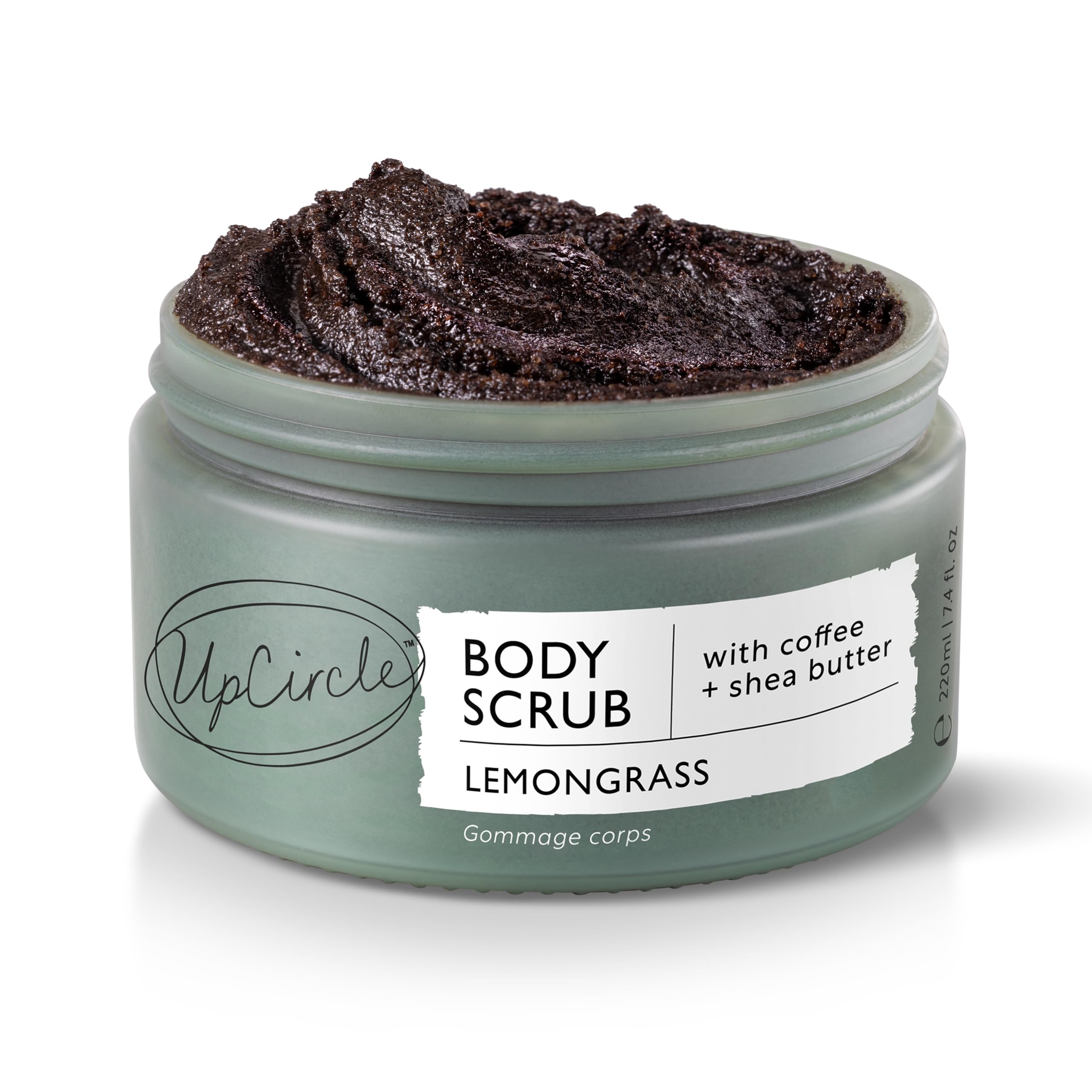 UpCircle Exfoliating Coffee Body Scrub with Lemongrass & Sea Salt 220ml