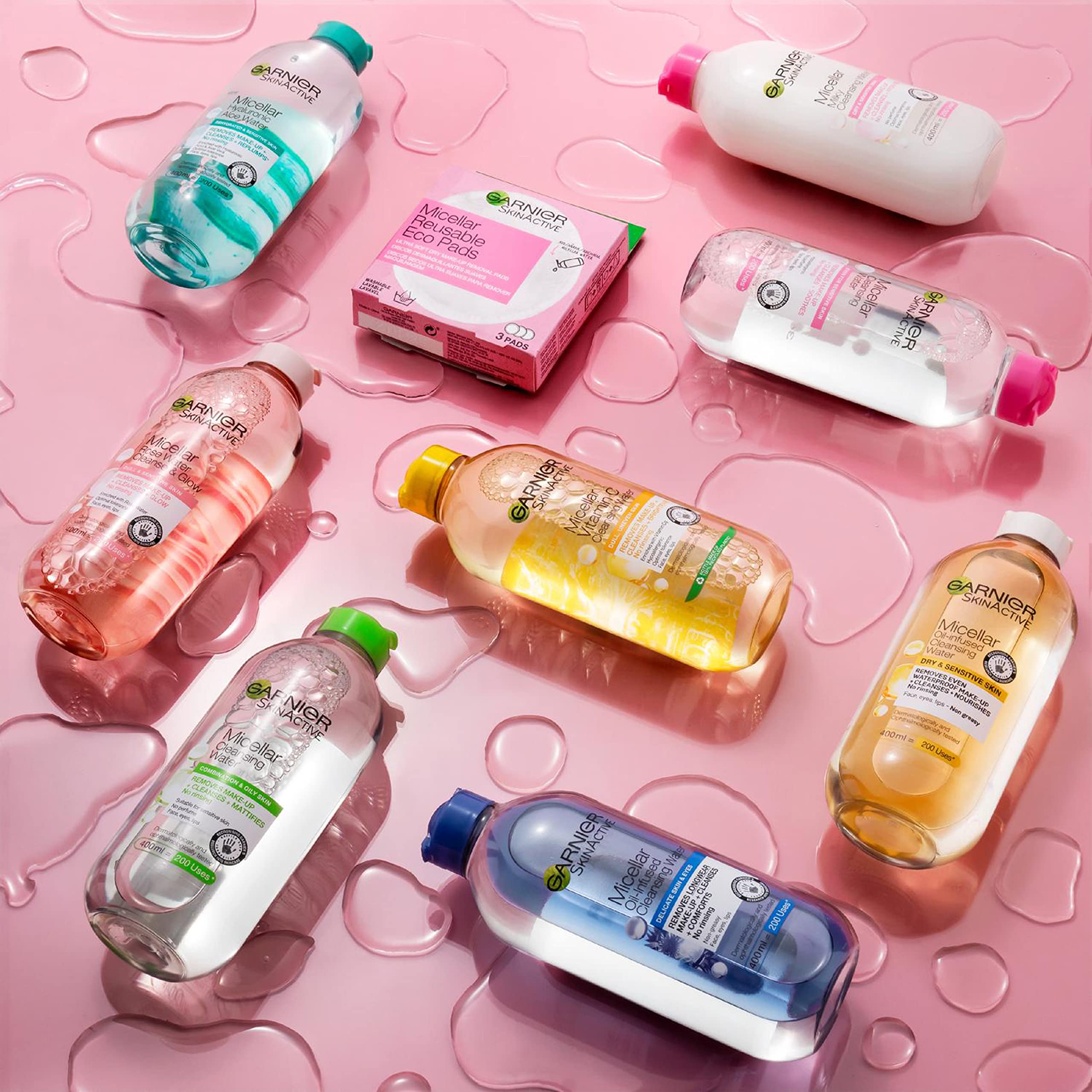 Garnier Micellar Vitamin C Cleansing Water for Brightening and Makeup Removal (700ml) 4