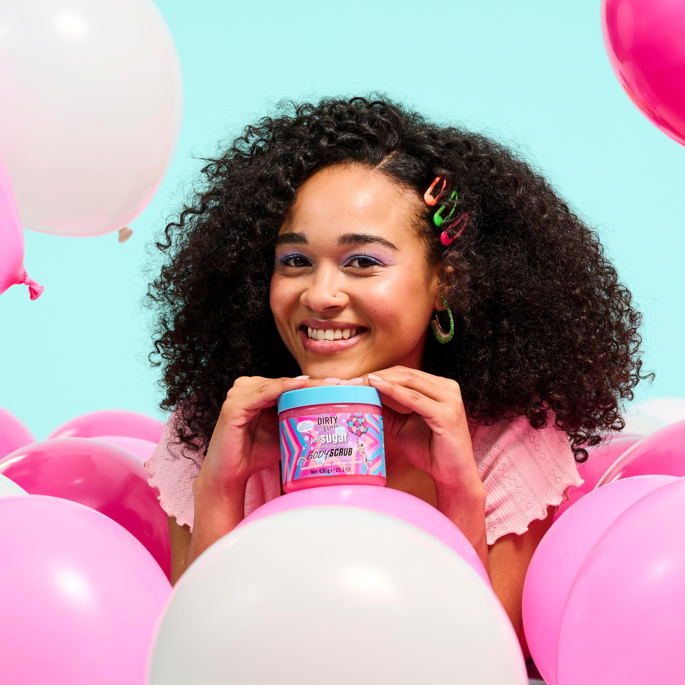 Dirty Works Hey Sugar Body Scrub 430g – Luxurious Coconut Oil & Shea Butter Exfoliation 4