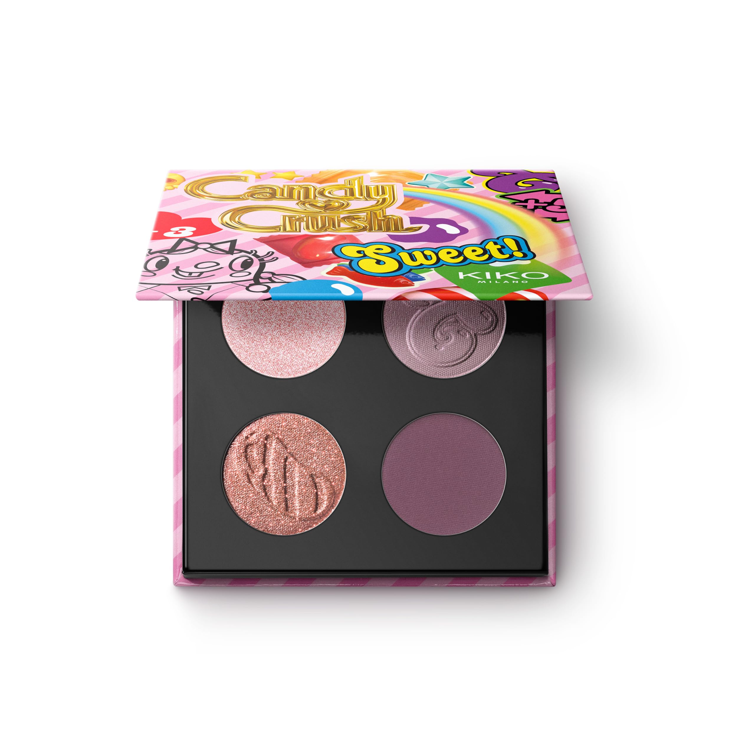 KIKO Milano Candy Crush™ Multi Finish Eyeshadow Palette 01 with Matte & Metallic Shades