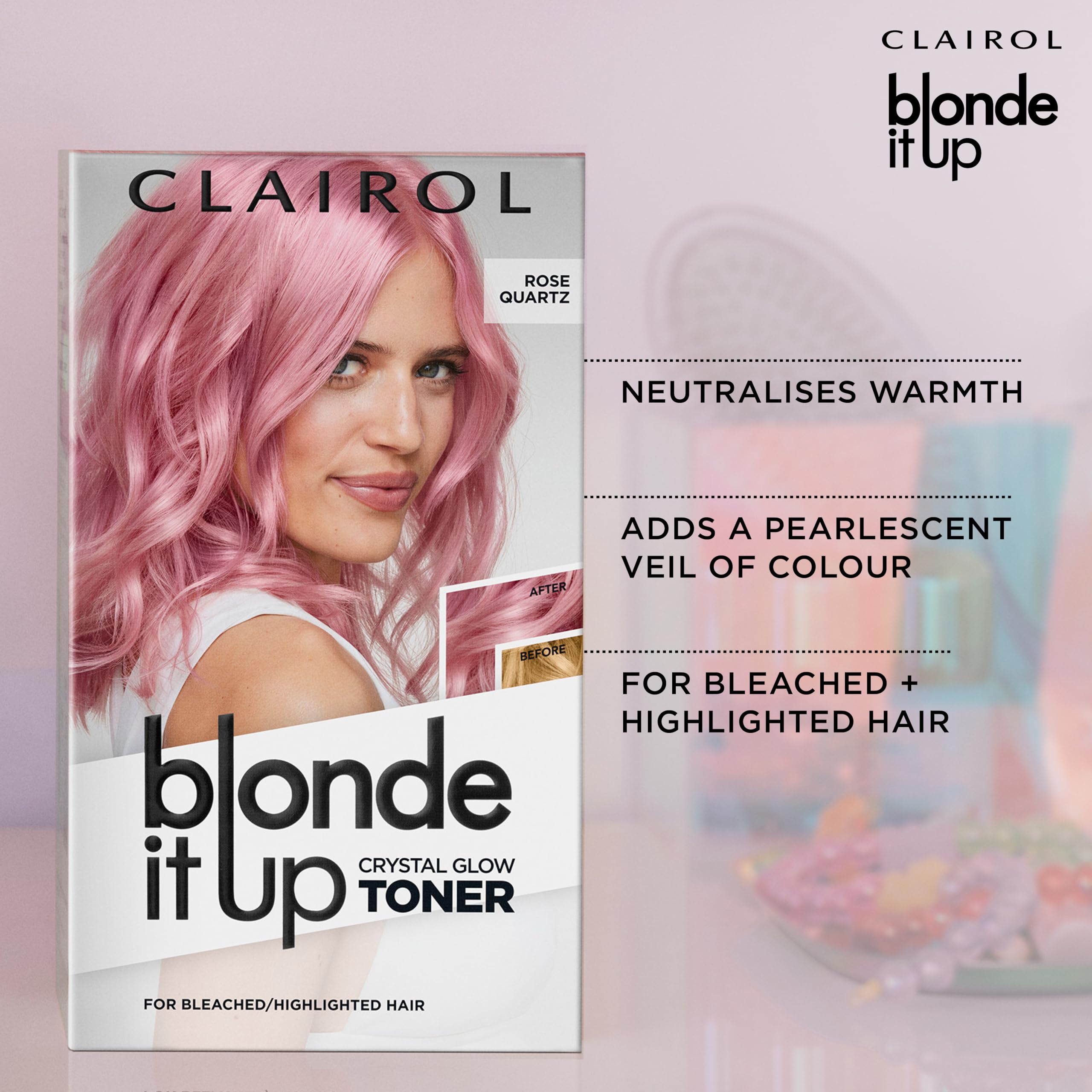Clairol Blonde It Up Crystal Glow Toner Kit – Luminous Pearl 6