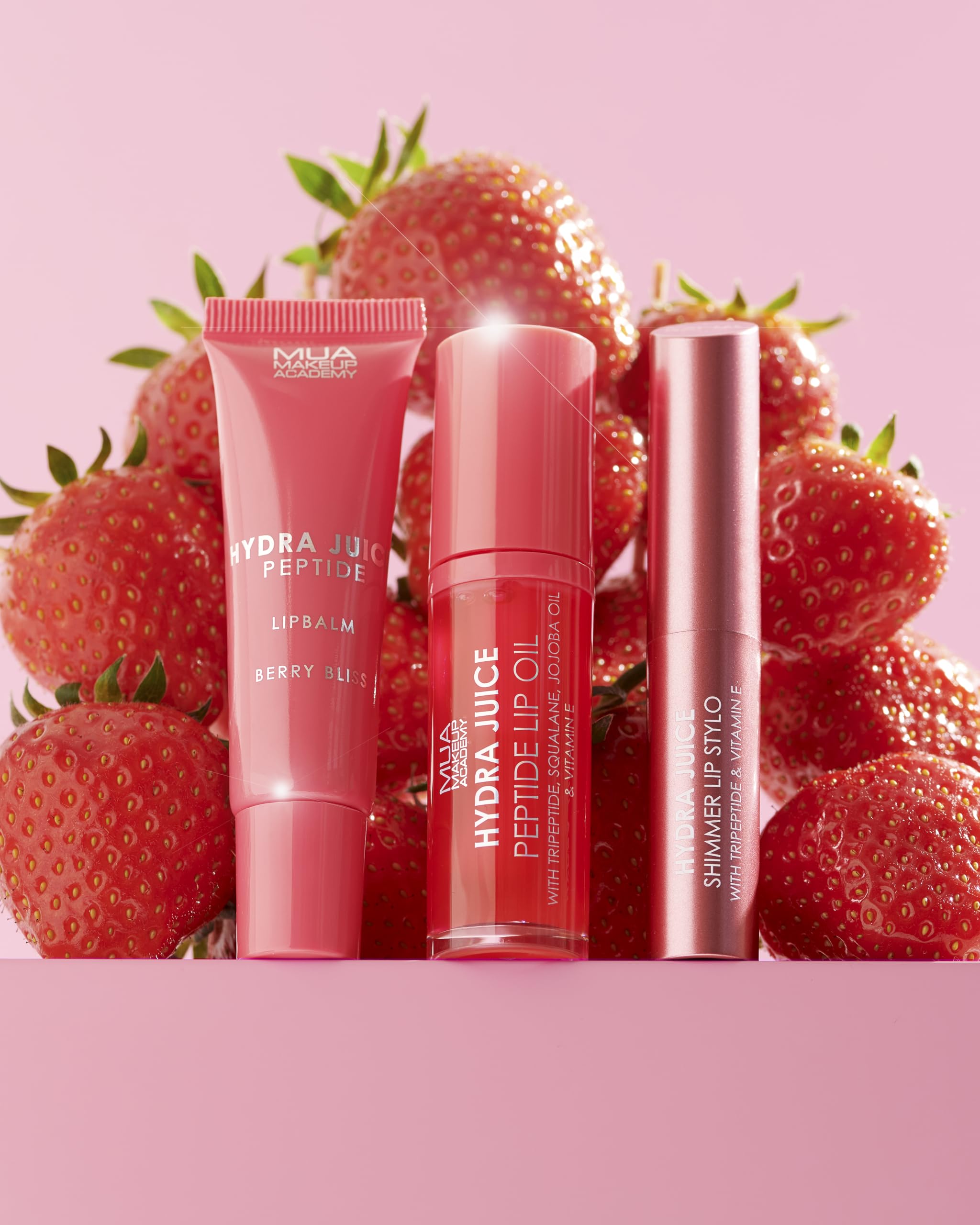 MUA Makeup Academy Hydra Juice Peptide Lip Balm, Berry Bliss, Vegan & Cruelty Free 6