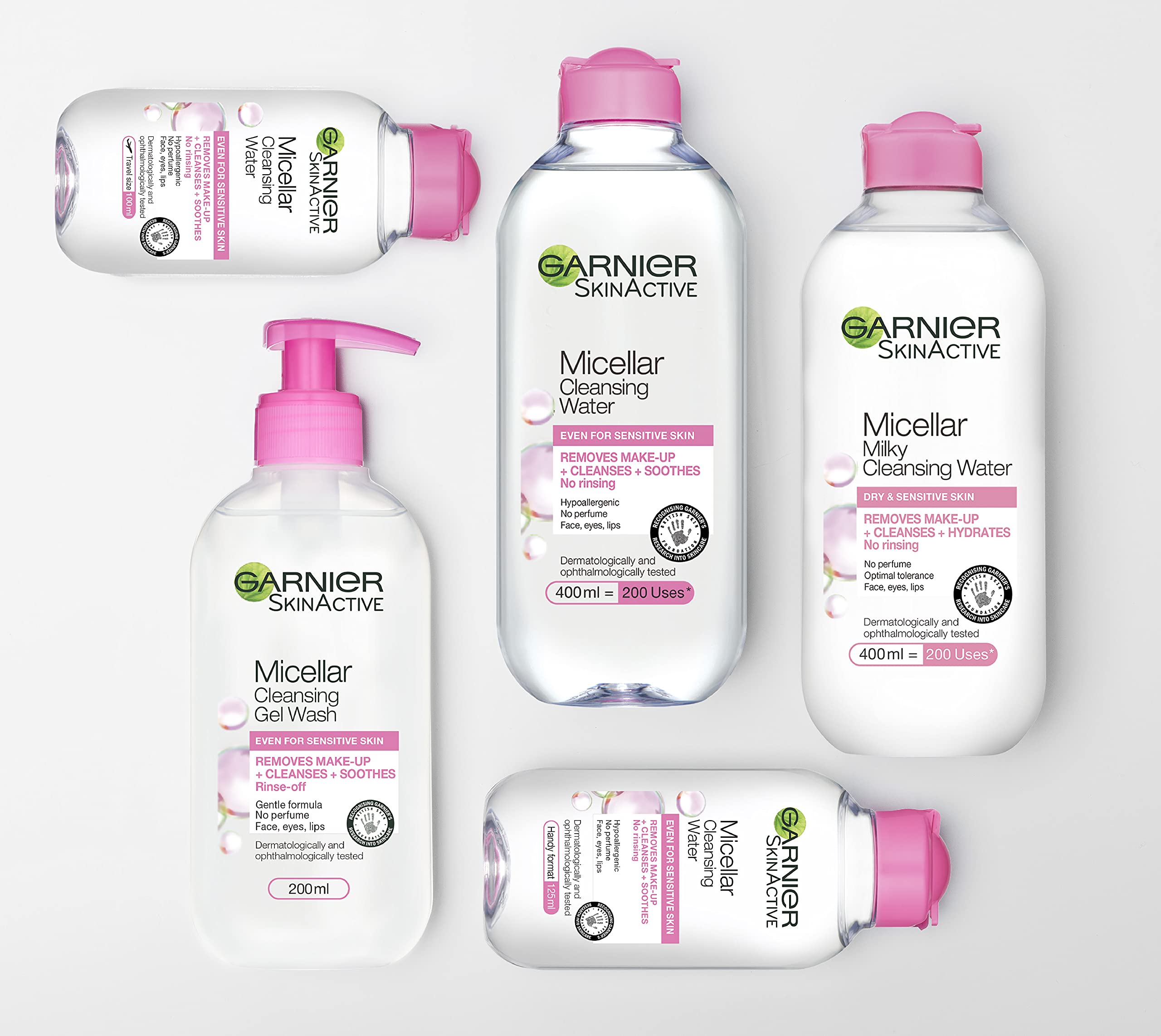 Garnier Micellar Gel Face Wash for Sensitive Skin, Gentle Cleanser & Makeup Remover, 200ml 7