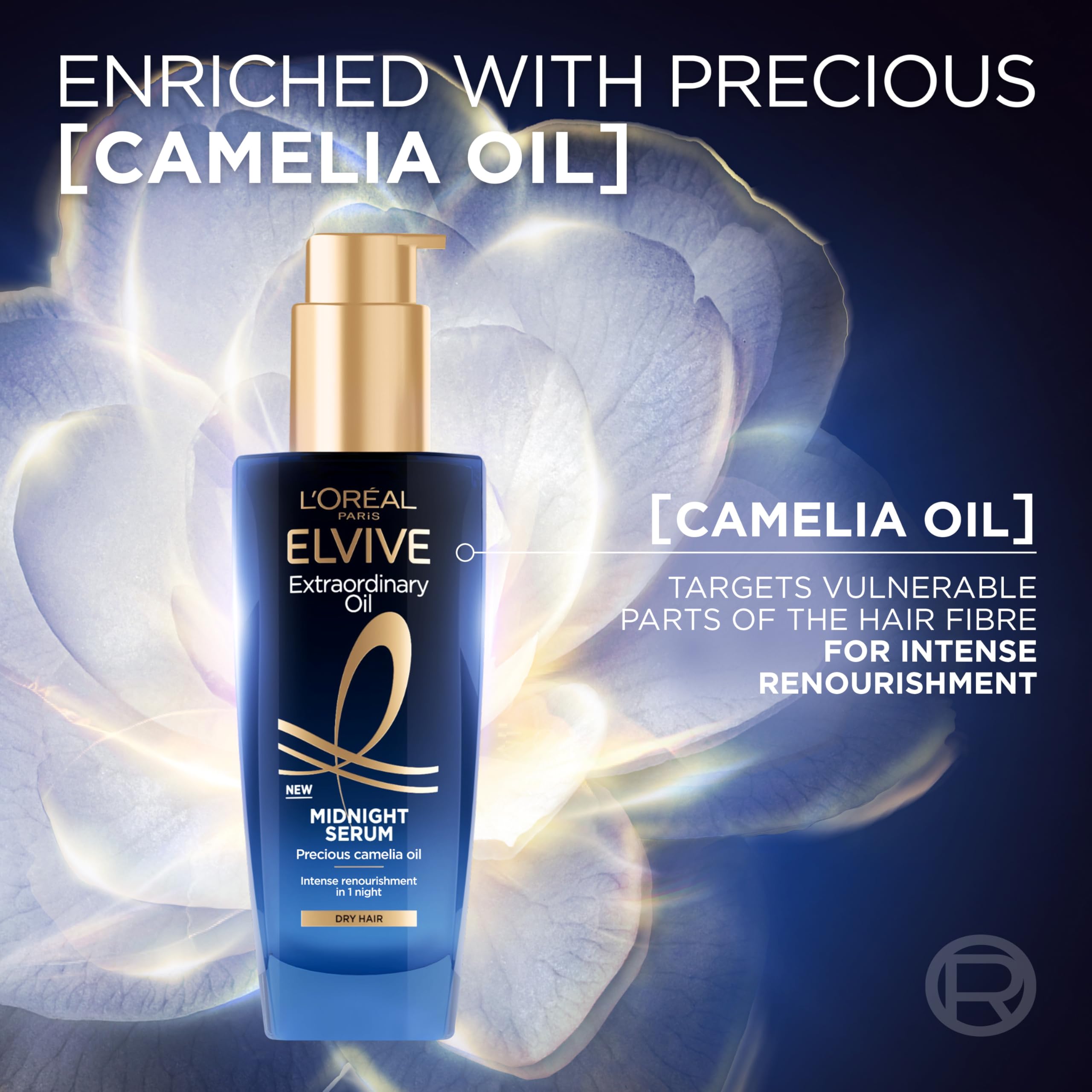 L’Oréal Paris Elvive Extraordinary Oil Midnight Serum - Renourishing Hair Treatment 100ml 4
