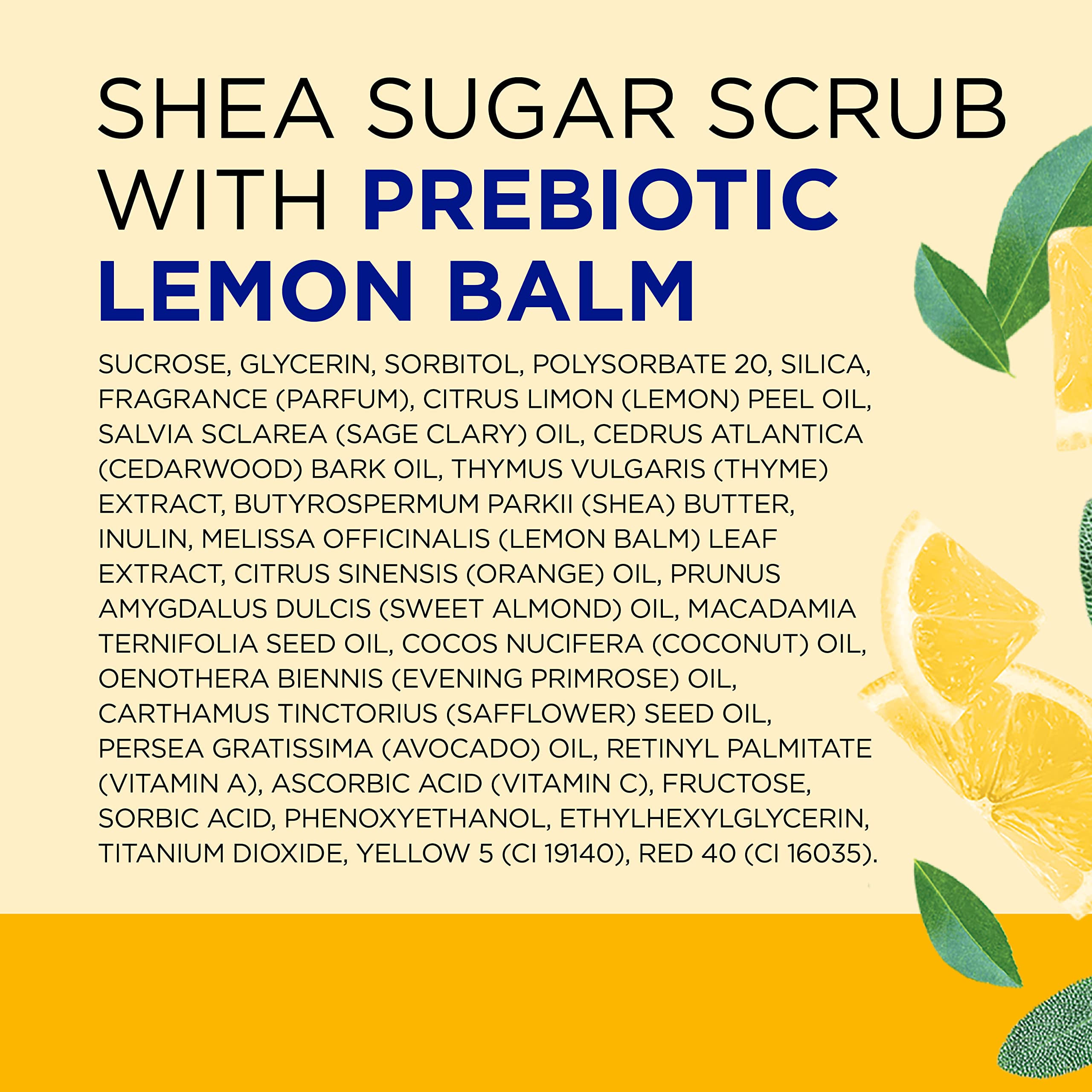 Dr Teal's Shea Sugar Body Scrub with Prebiotic Lemon Balm & Essential Oils 538Gm 9