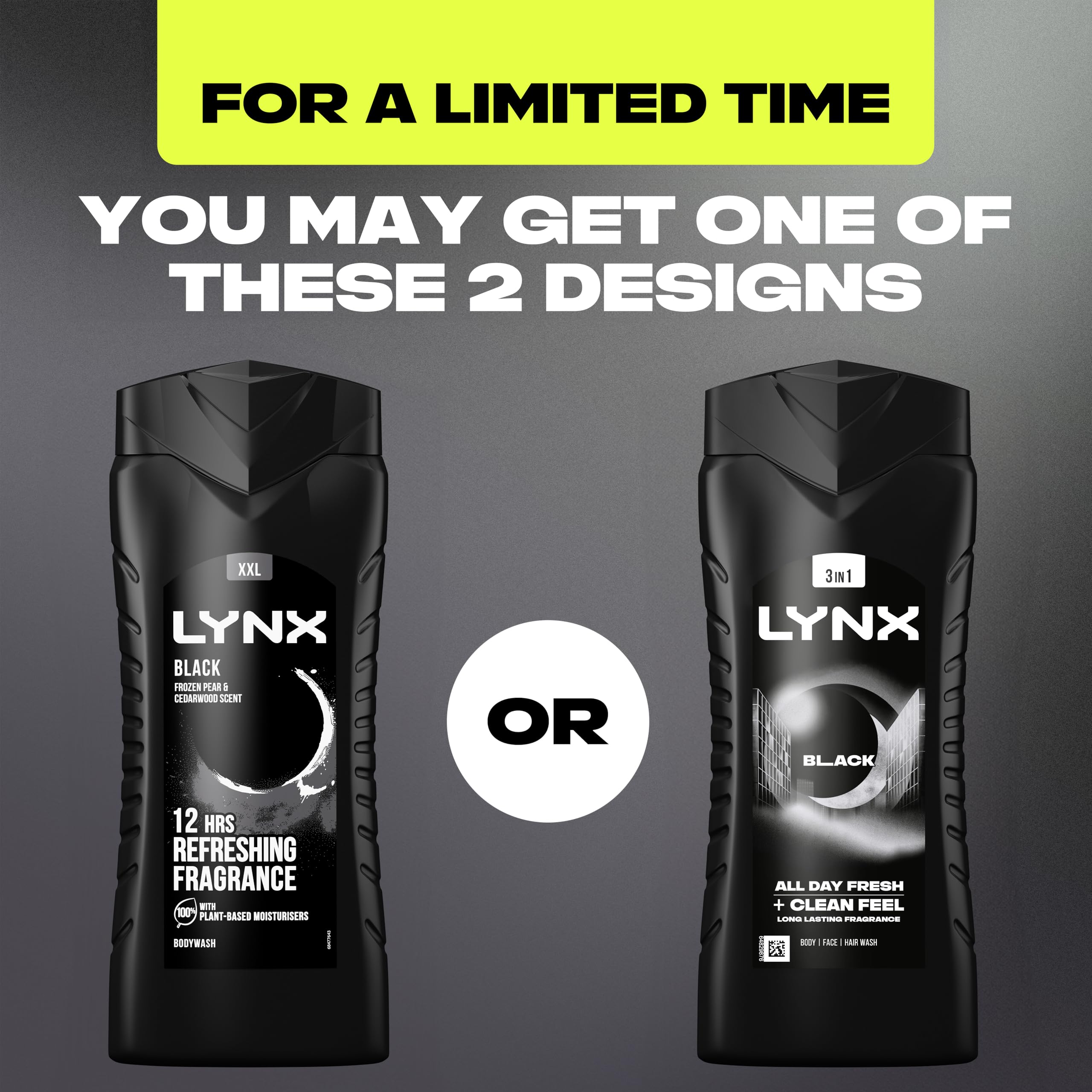 Lynx Black Duschgel, 500 ml
