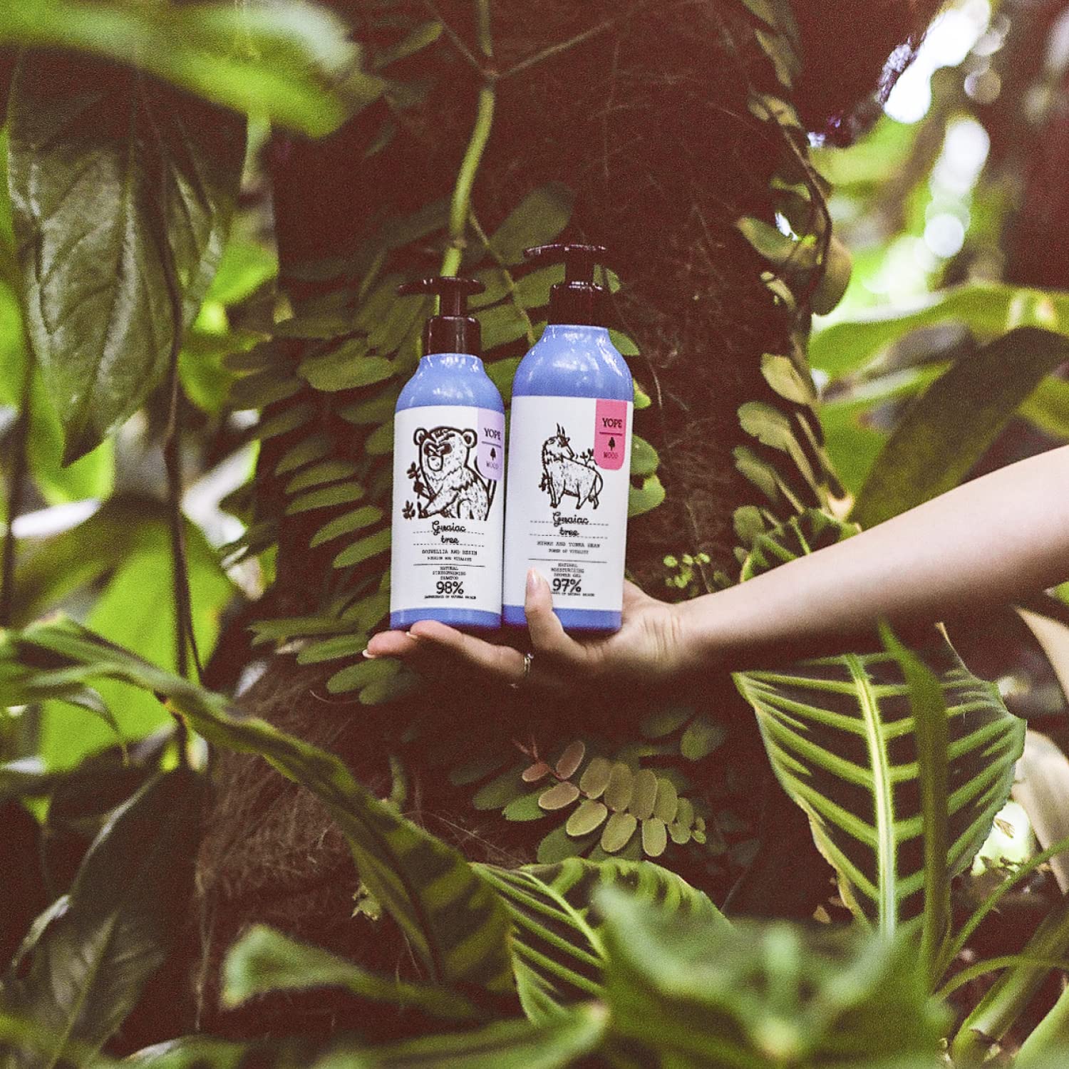 YOPE Natural Shower Gel with Myrrh, Guaiac, and Guarana Extract 5