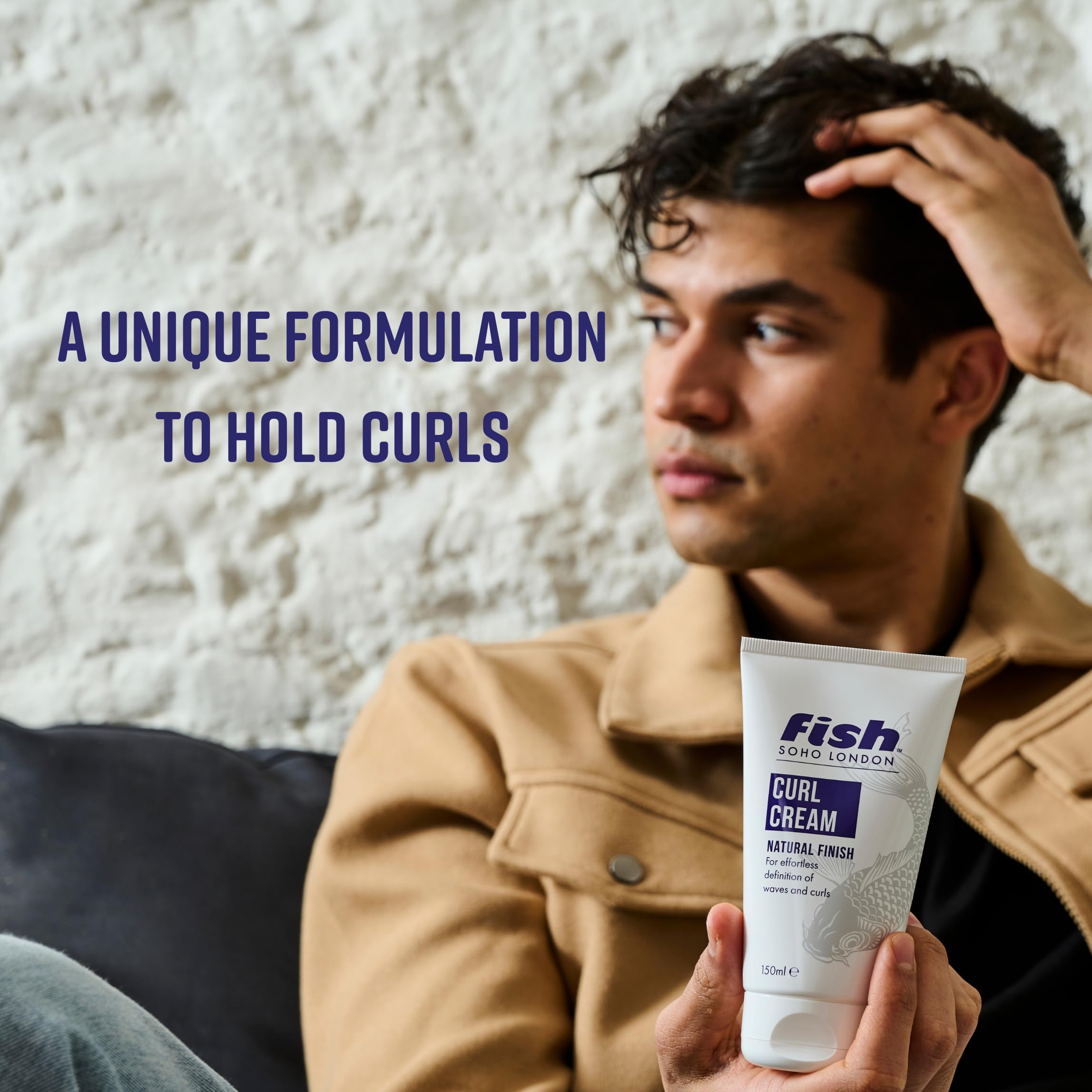 Fish Curl Cream 150ml – Lightweight Define & Hydrate for Soft, Natural Curls and Frizz Control 5