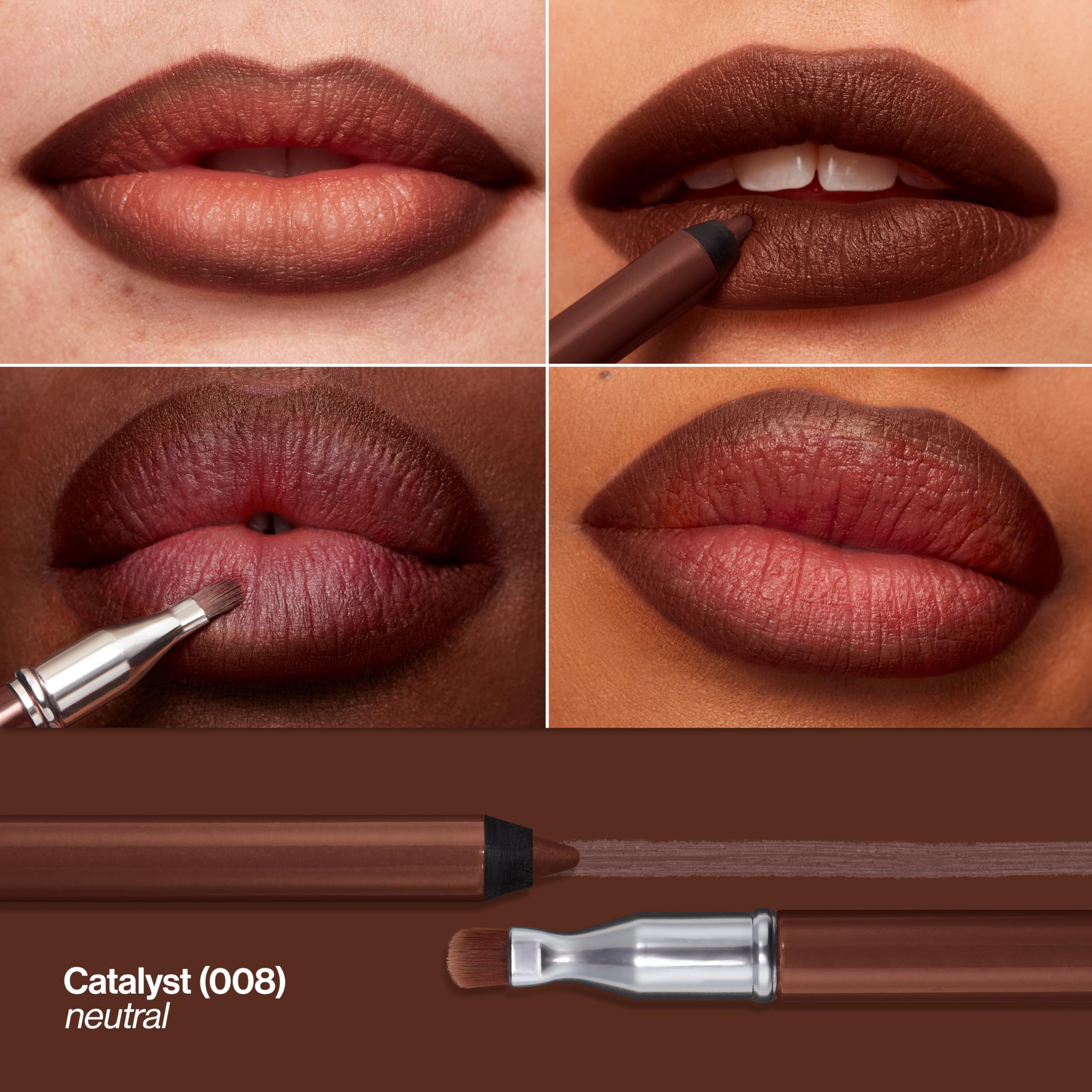 Revlon ColorStay Multi-Liner: Vegan Lip, Face, and Eye Liner with Blending Brush