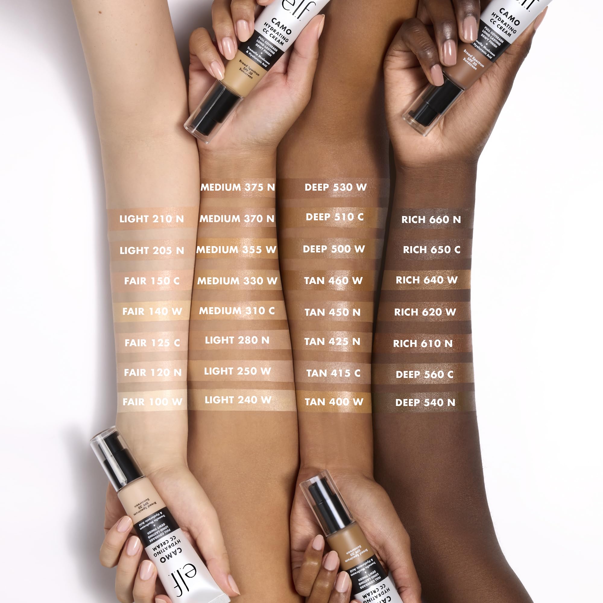 e.l.f. Hydrating Camo CC Cream - Full Coverage Colour Correcting Foundation SPF 30 3