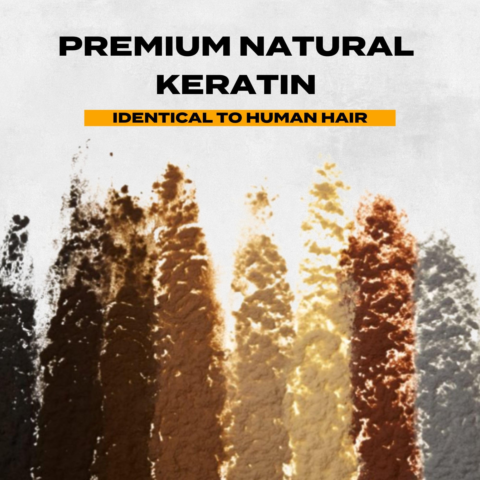 Toppik Haarverdichtungsfasern Pulver, Schwarz, 27,5 g Flasche – für ein volleres Aussehen 7