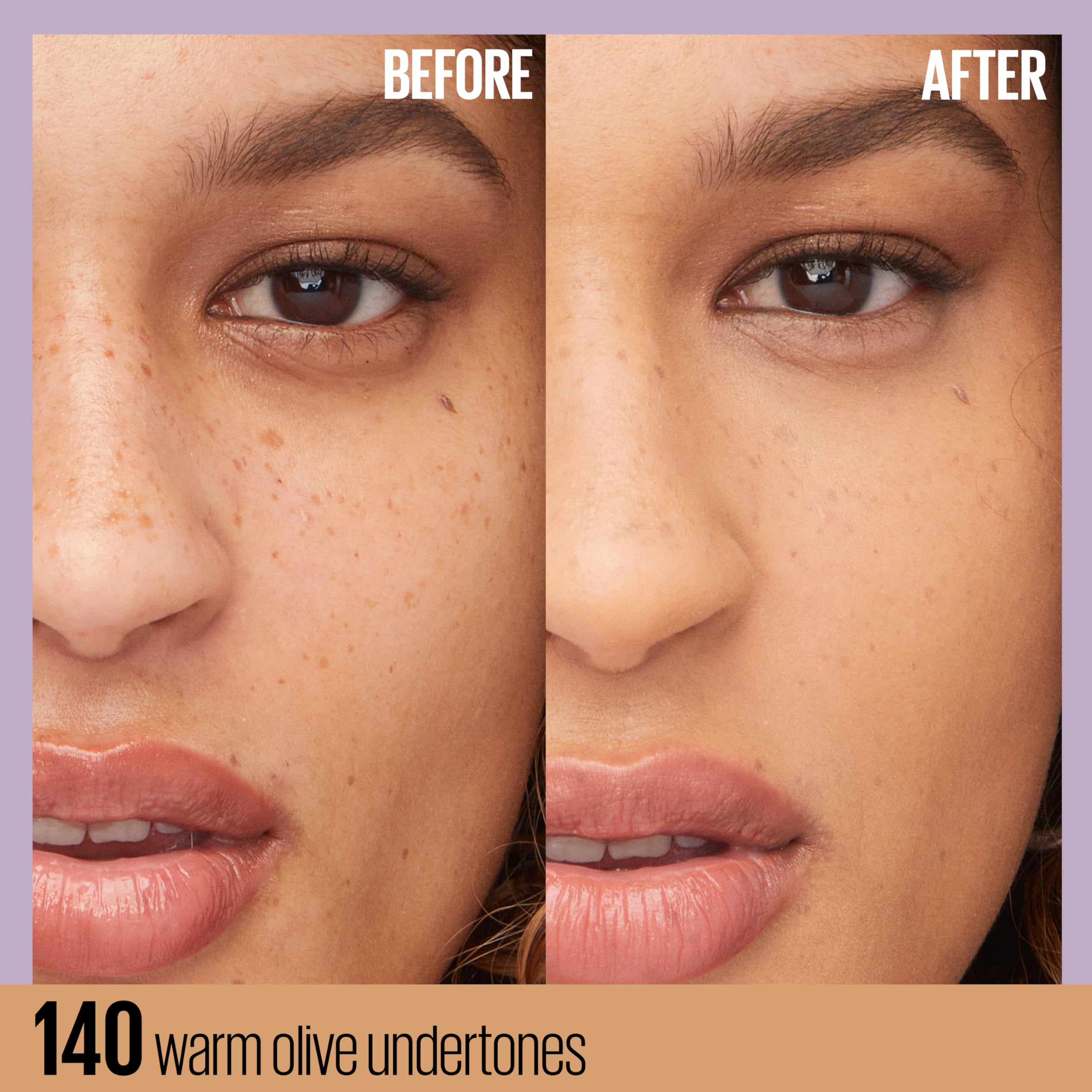 Maybelline New York Super Stay Lumi-Matte Foundation - 30HR Wear, Medium-Full Coverage, Shade 140 3