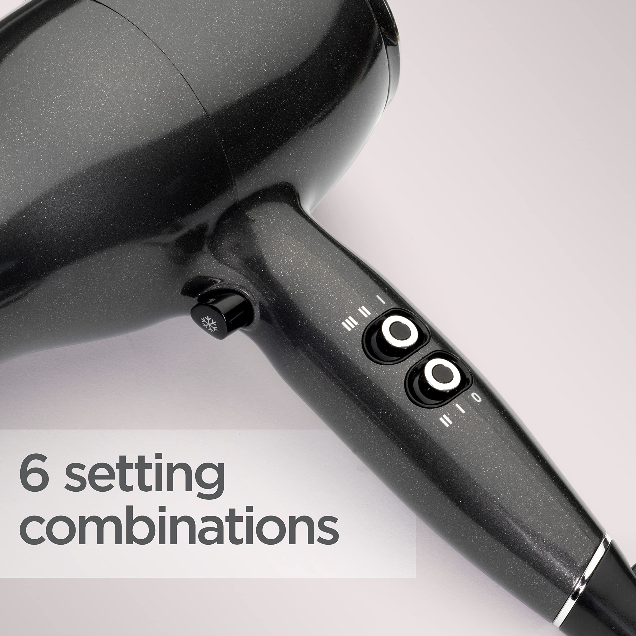 BaByliss Platinum Diamond Hair Dryer & Diffuser - Professional 2300W Fast Drying 6