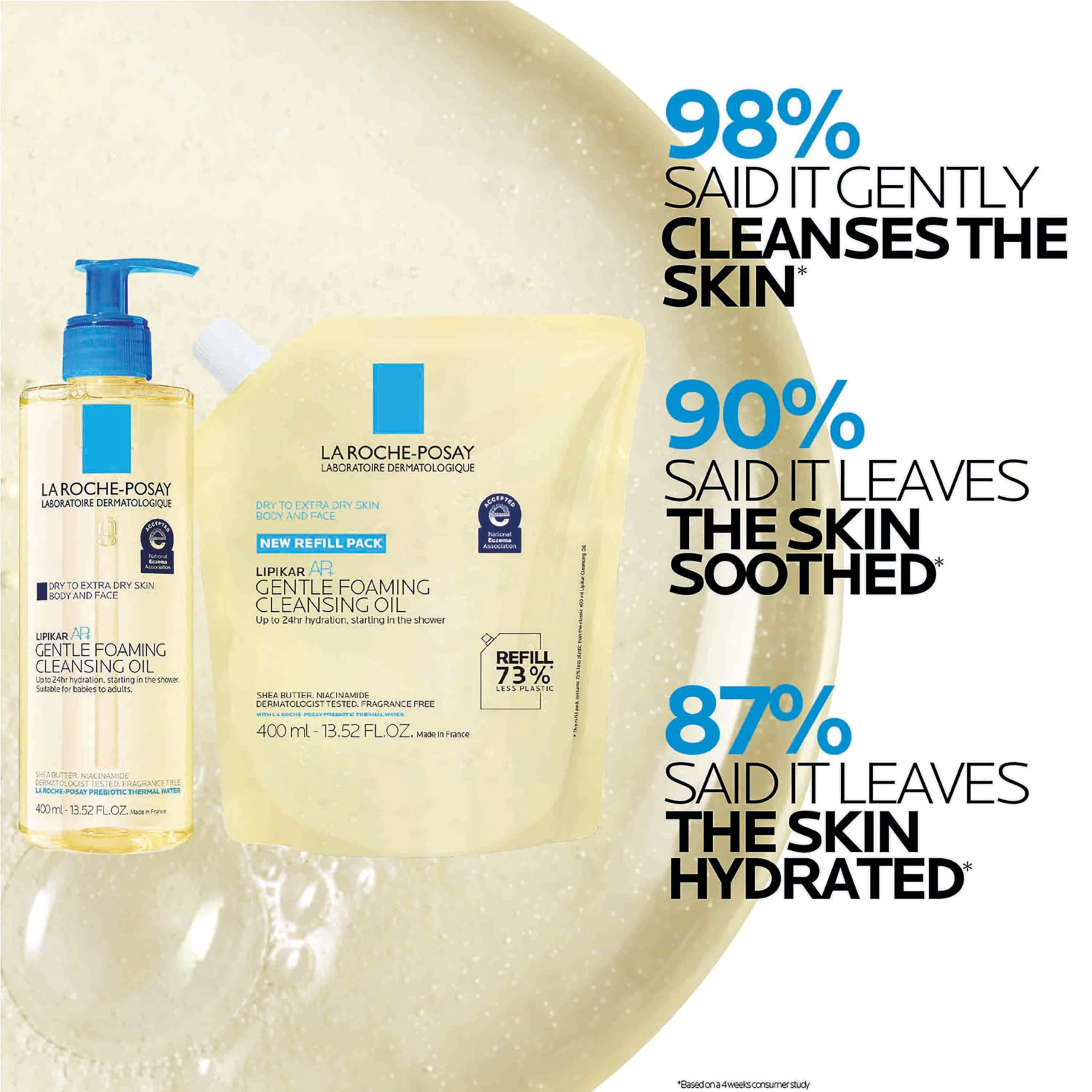 La Roche-Posay Lipikar AP+ Eco-Refill Cleansing Oil 400ml 5