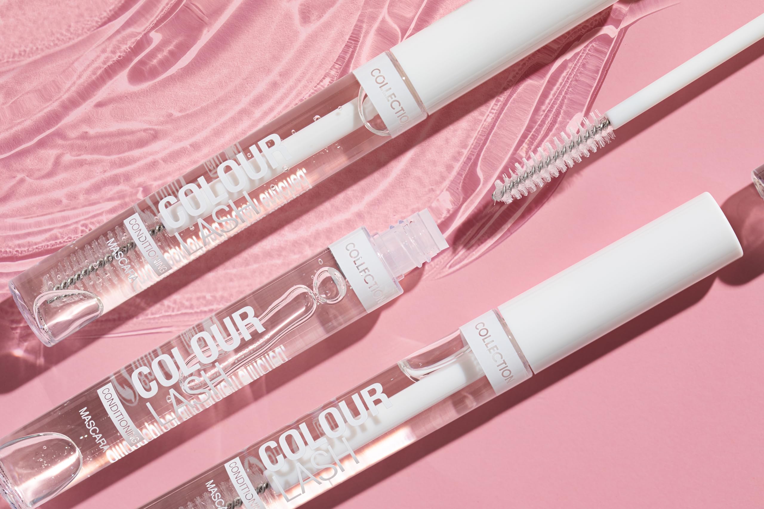Collection Cosmetics Colour Lash Protein Enriched Clear Mascara, 8ml, 3-Pack Value 5