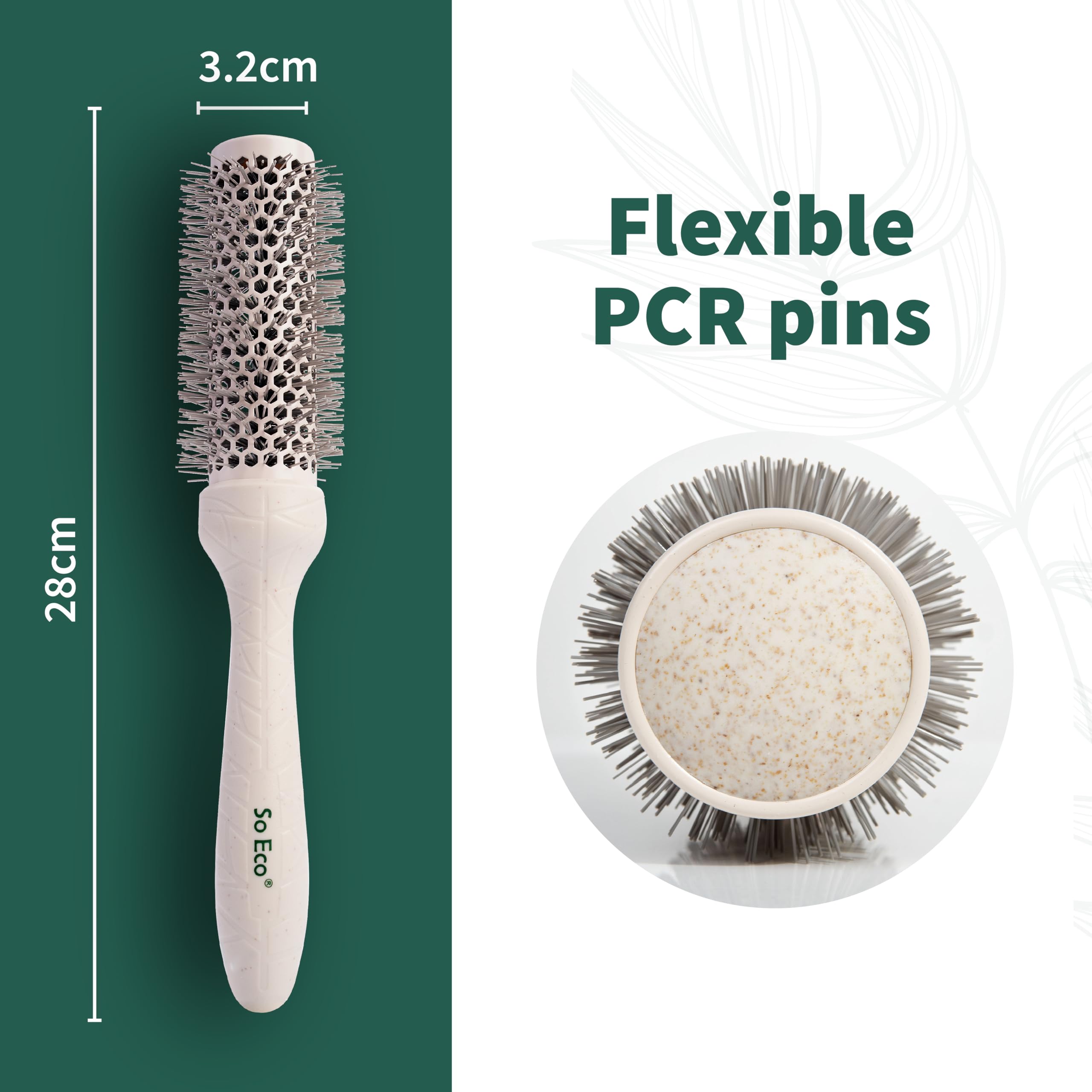 So Eco Kleine 32 mm Thermo-Keramik-Rundbürste - Haarstyling, Volumen &amp; 5