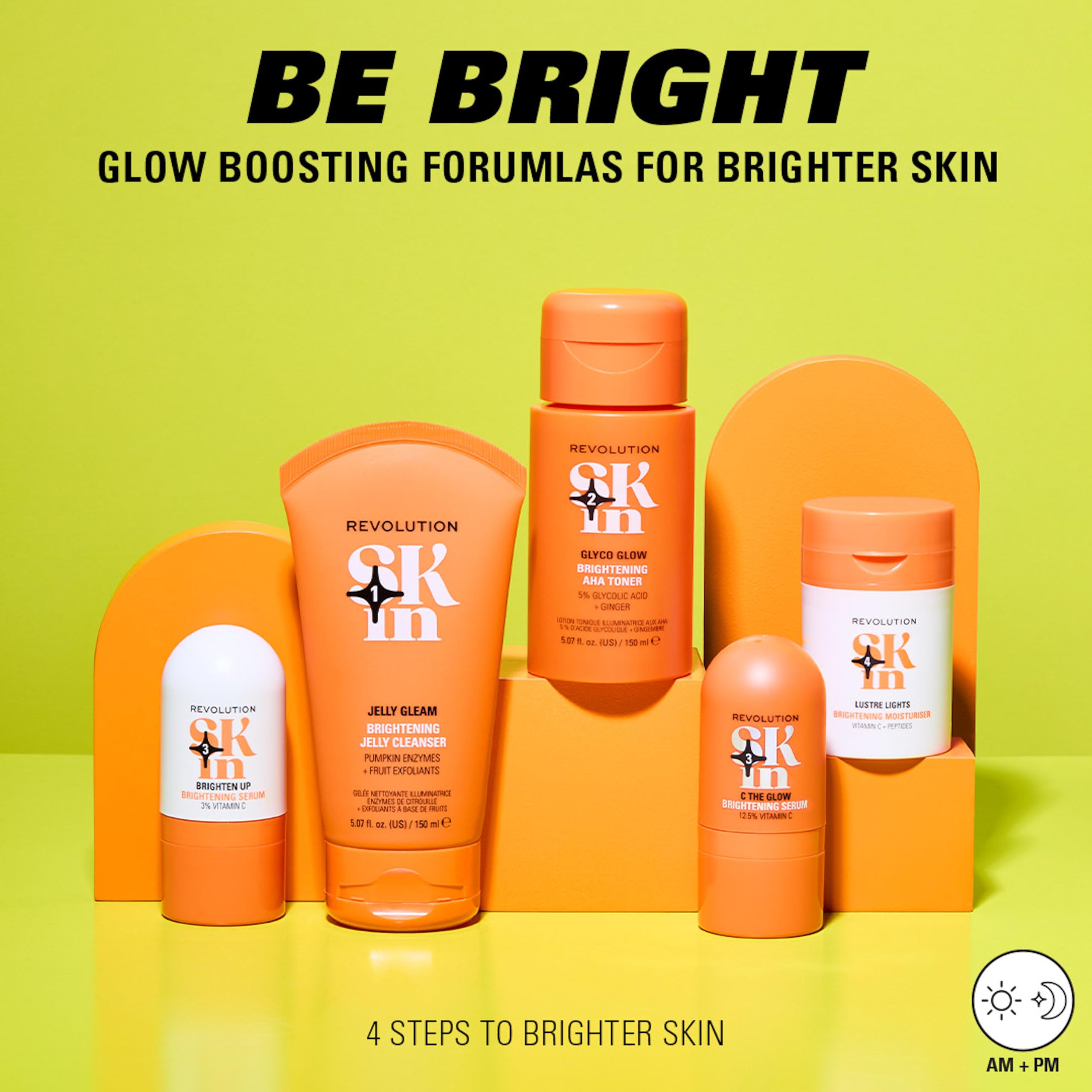 Revolution Skin Be Bright 4 Step Starter Kit for Brightening and Glowing Skin 4