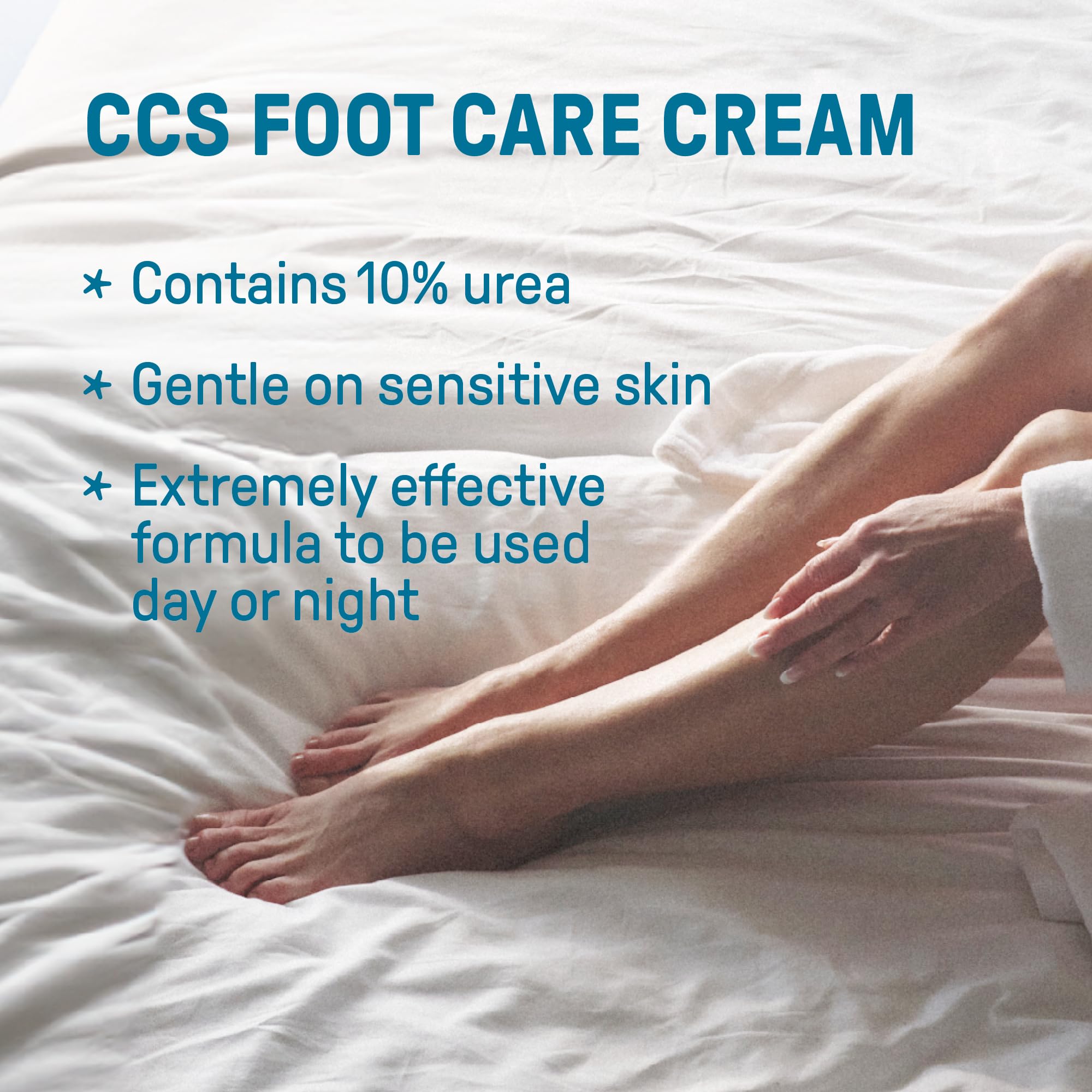 CCS Foot Care Cream Professional Formula Heel and Foot Moisturiser Balm for Dry Rough Skin 175 ml 4