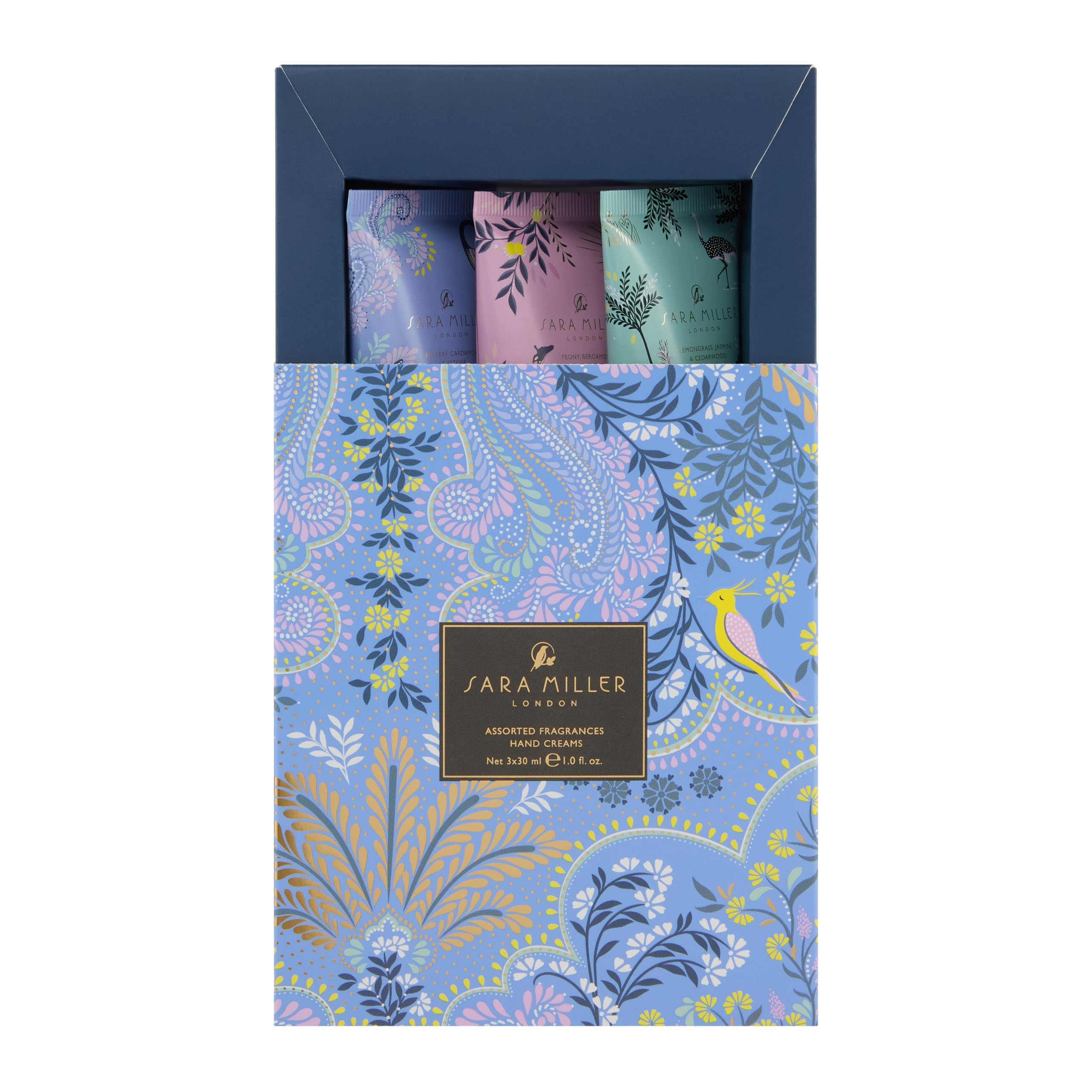 Sara Miller London Hand Cream Trio (3x 30ml) - Exotic Fragrances with Shea Butter
