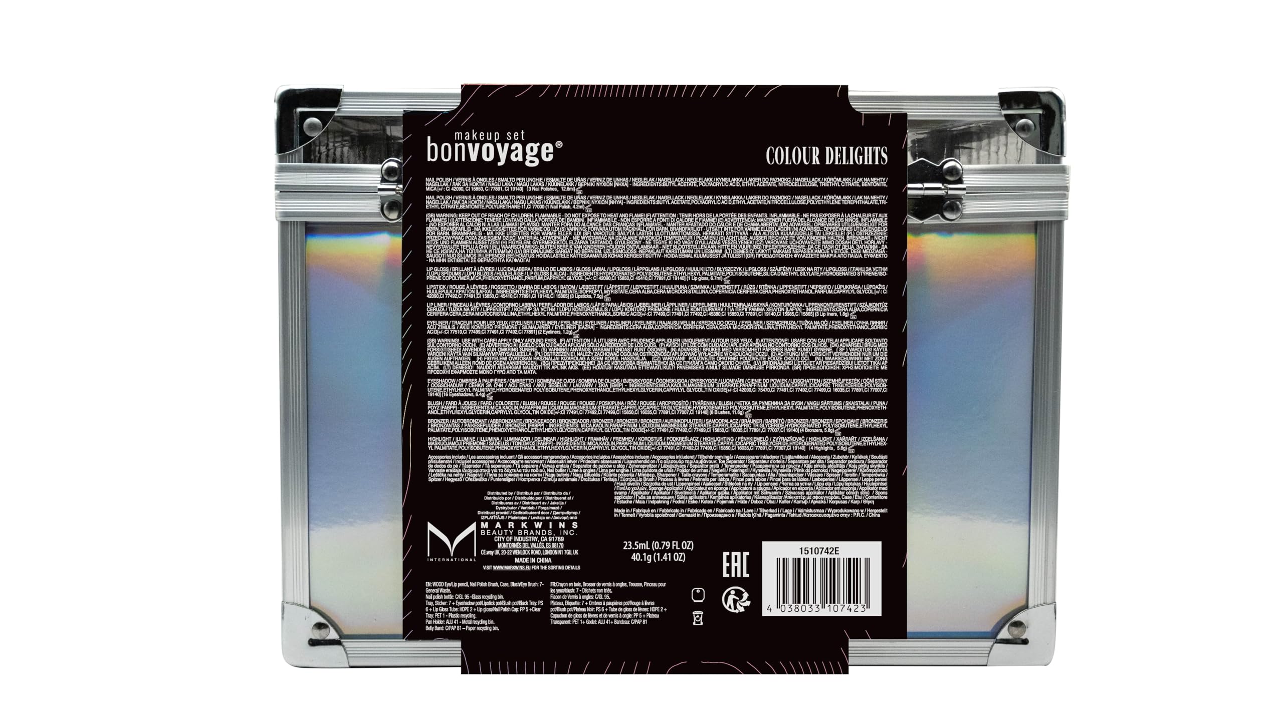 bonvoyage Colour Delights Complete Makeup and Manicure Kit 5