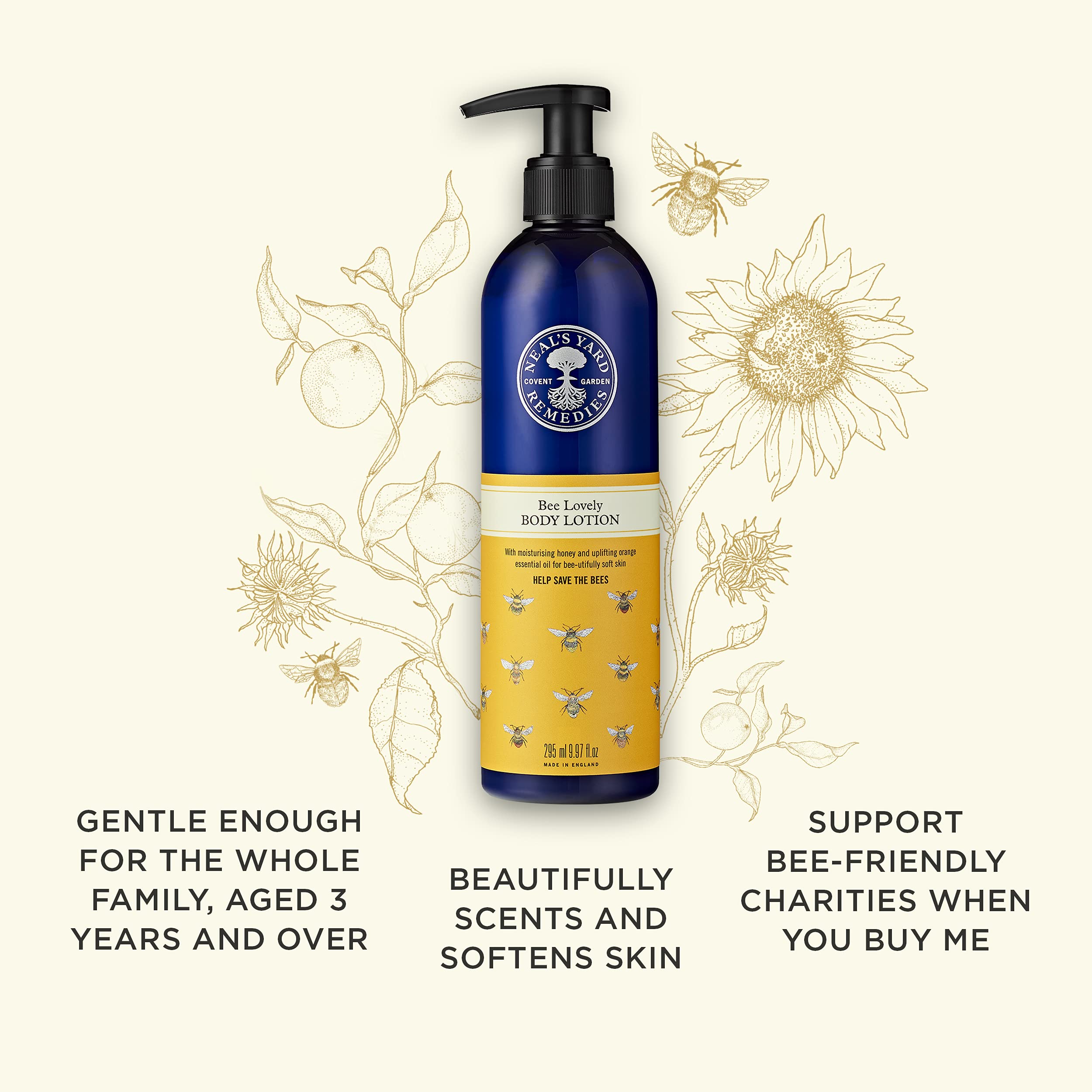 Neal's Yard Remedies Bee Lovely Body Lotion with Uplifting Aroma 3